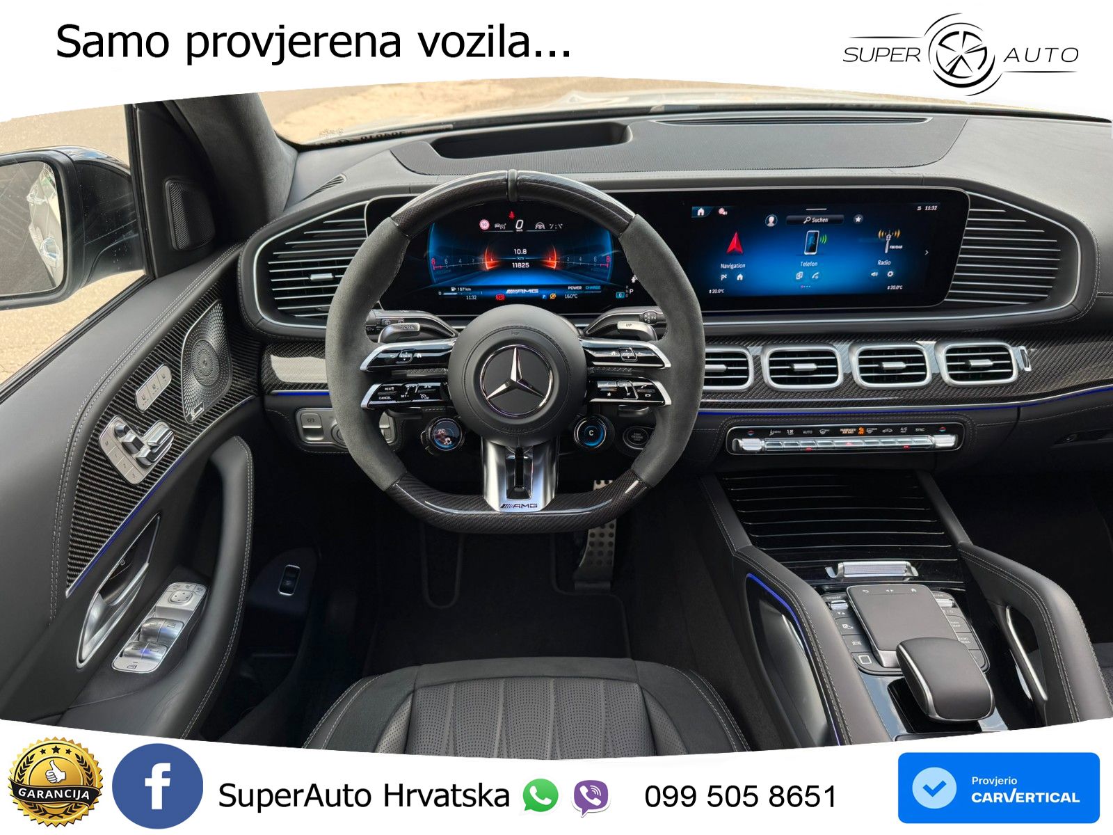 Mercedes AMG GLE 63 S V8 (612 KS) EQ Boost 4MATIC+ AMG SPEEDSHIFT TCT 9G LED+GR SJED+ACC