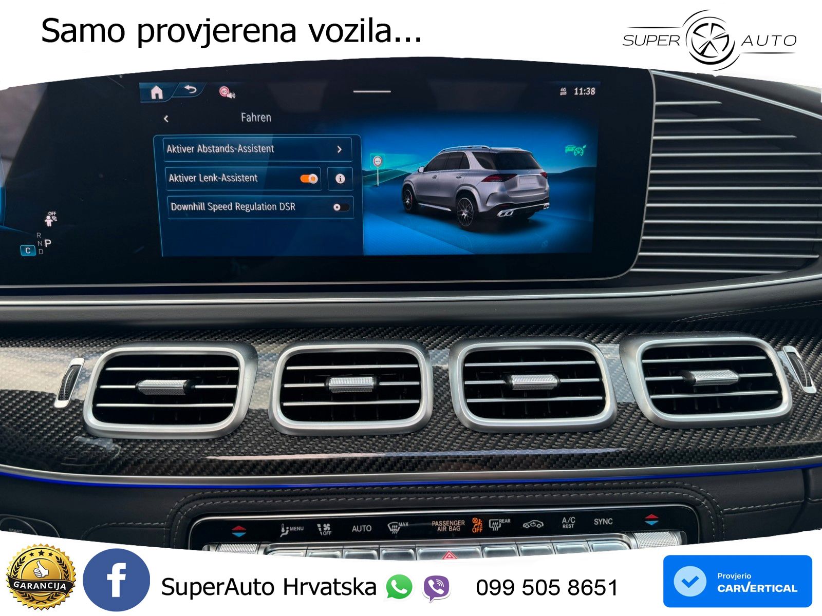 Mercedes AMG GLE 63 S V8 (612 KS) EQ Boost 4MATIC+ AMG SPEEDSHIFT TCT 9G LED+GR SJED+ACC