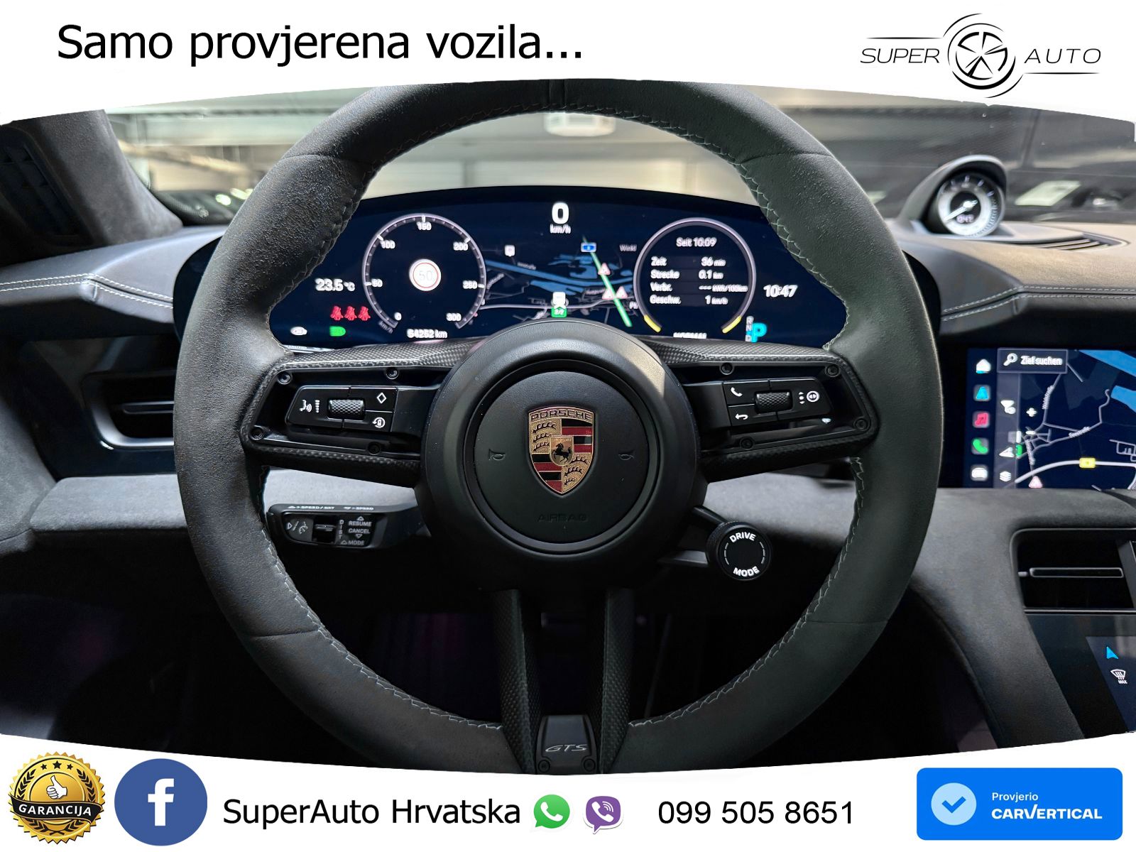 Porsche Taycan Sport Turismo GTS Performance Plus 93.4 kWh (598 KS)