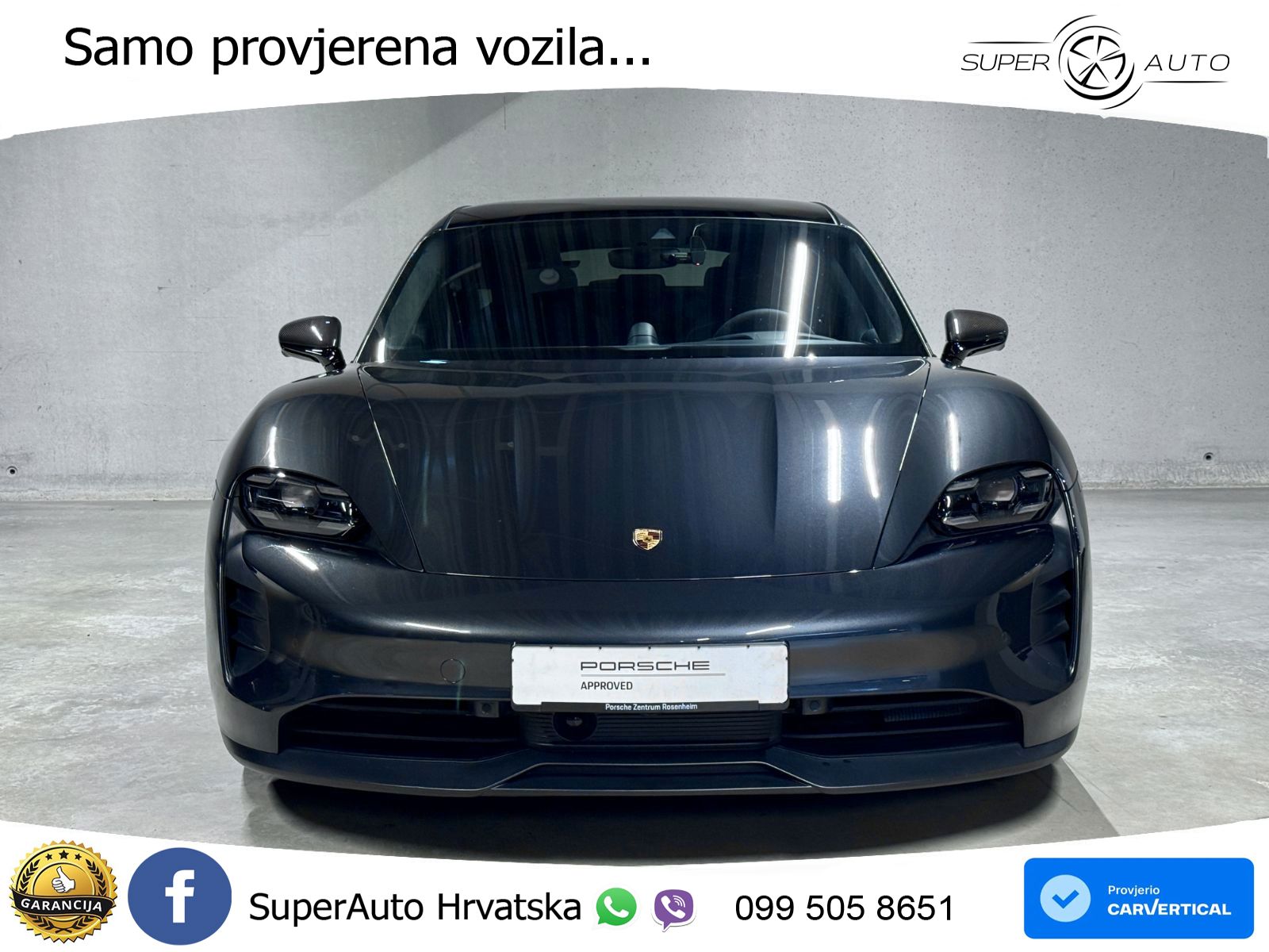 Porsche Taycan Sport Turismo GTS Performance Plus 93.4 kWh (598 KS)
