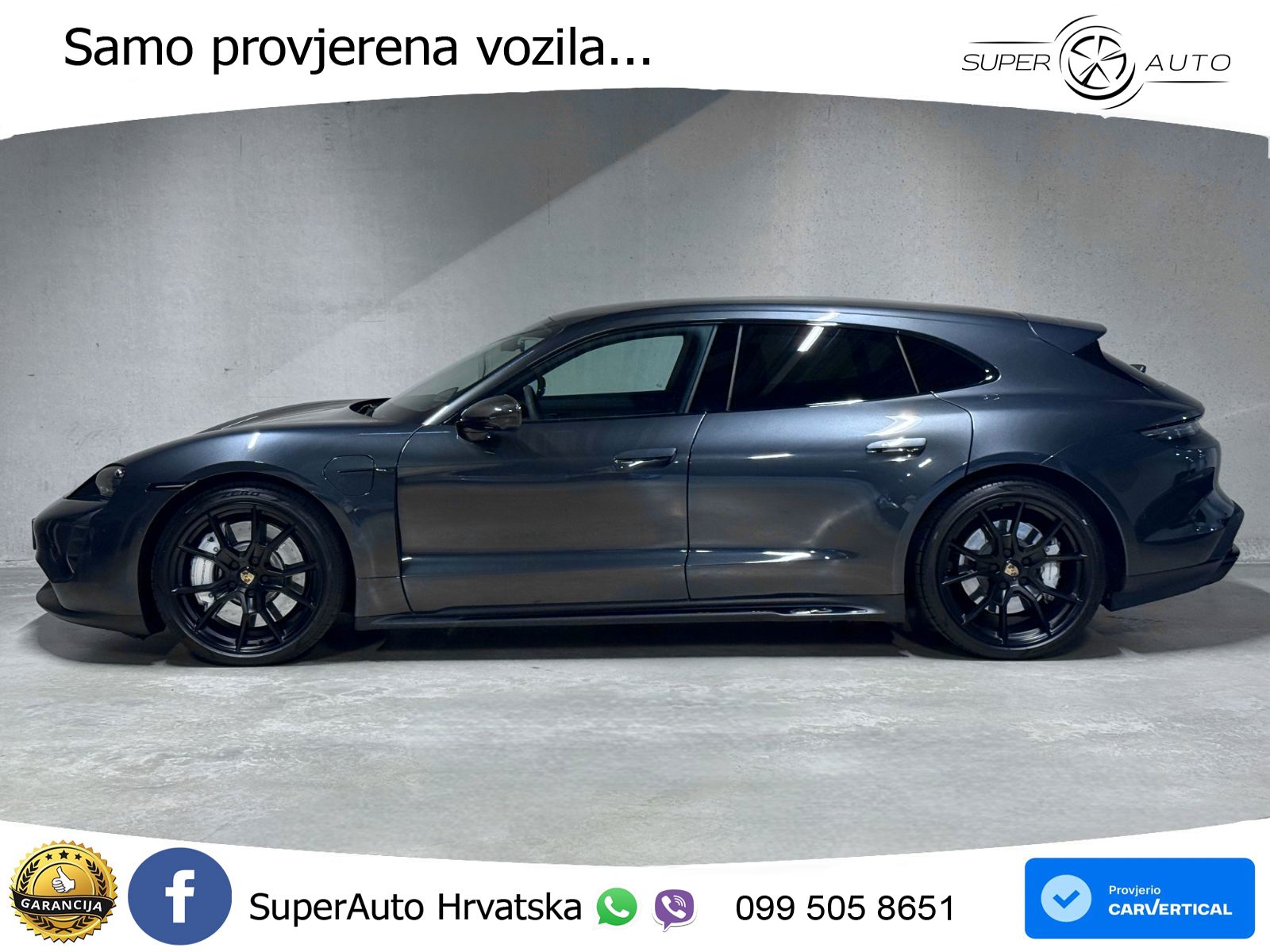 Porsche Taycan Sport Turismo GTS Performance Plus 93.4 kWh (598 KS)