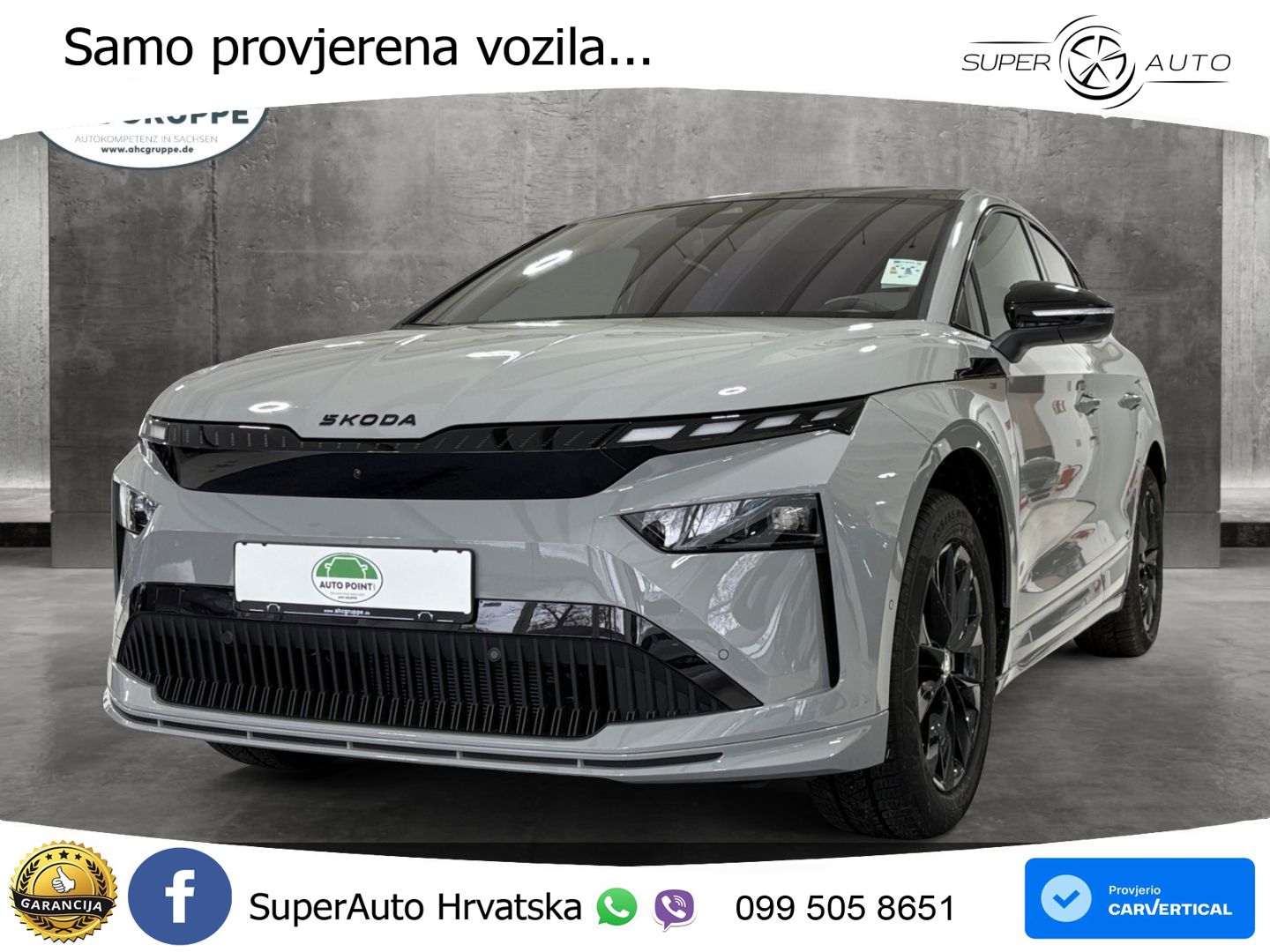 Škoda Enyaq Coupe 85x 82 kWh (286 KS) AWD SportLine LED+GR SJED+ACC