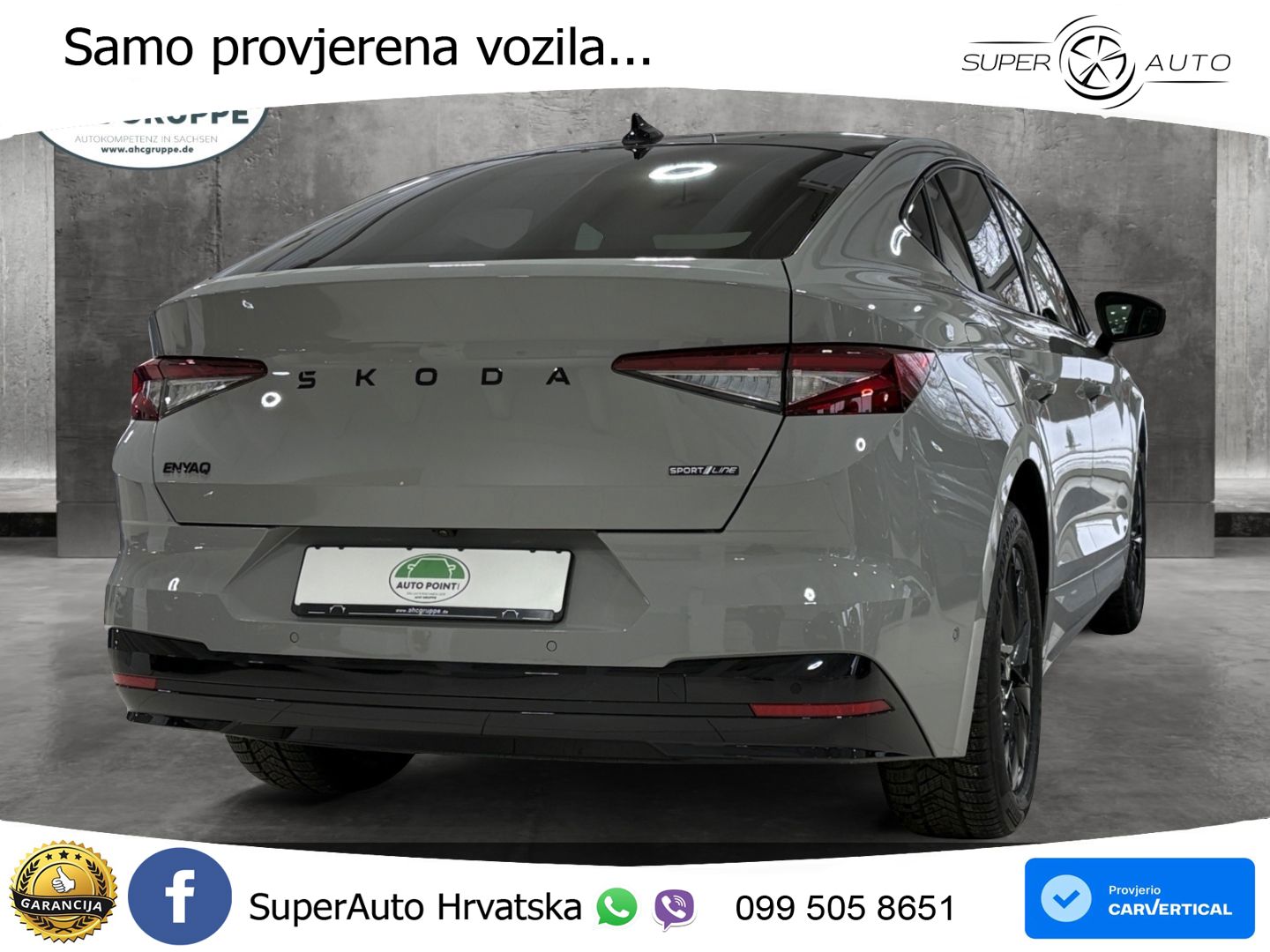 Škoda Enyaq Coupe 85x 82 kWh (286 KS) AWD SportLine LED+GR SJED+ACC