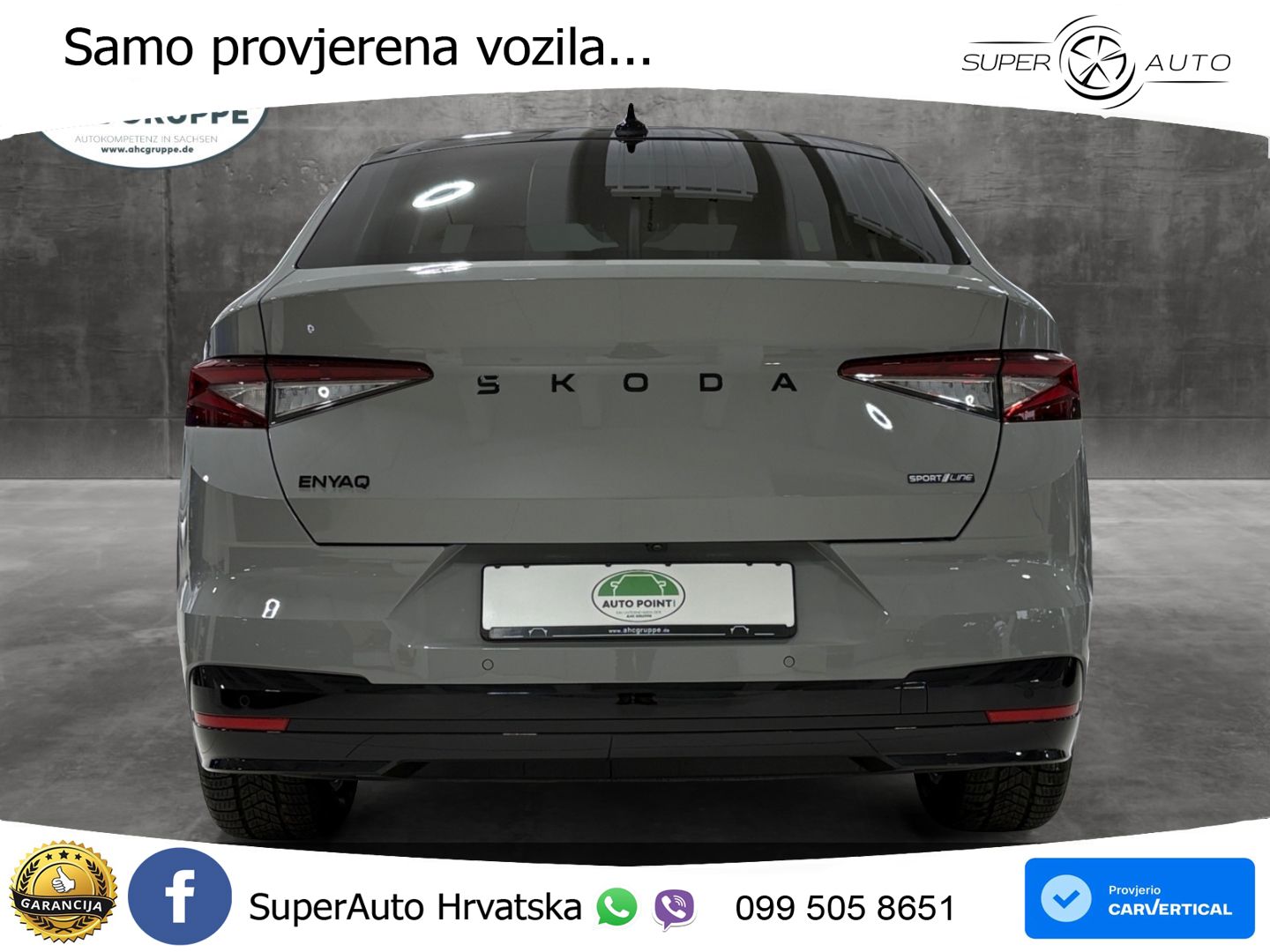 Škoda Enyaq Coupe 85x 82 kWh (286 KS) AWD SportLine LED+GR SJED+ACC