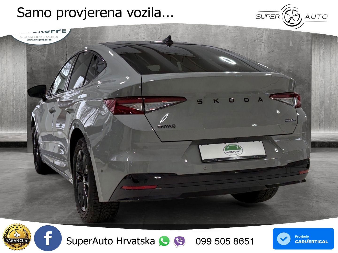 Škoda Enyaq Coupe 85x 82 kWh (286 KS) AWD SportLine LED+GR SJED+ACC