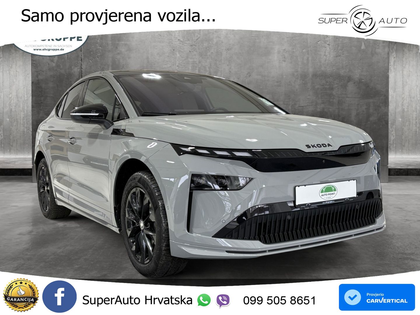 Škoda Enyaq Coupe 85x 82 kWh (286 KS) AWD SportLine LED+GR SJED+ACC