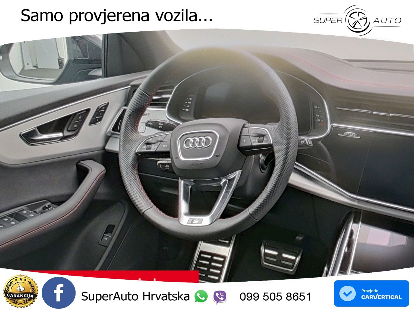 Audi Q8 50 TDI V6 (286 KS) quattro Tiptronic S line LED+GR SJED+ACC