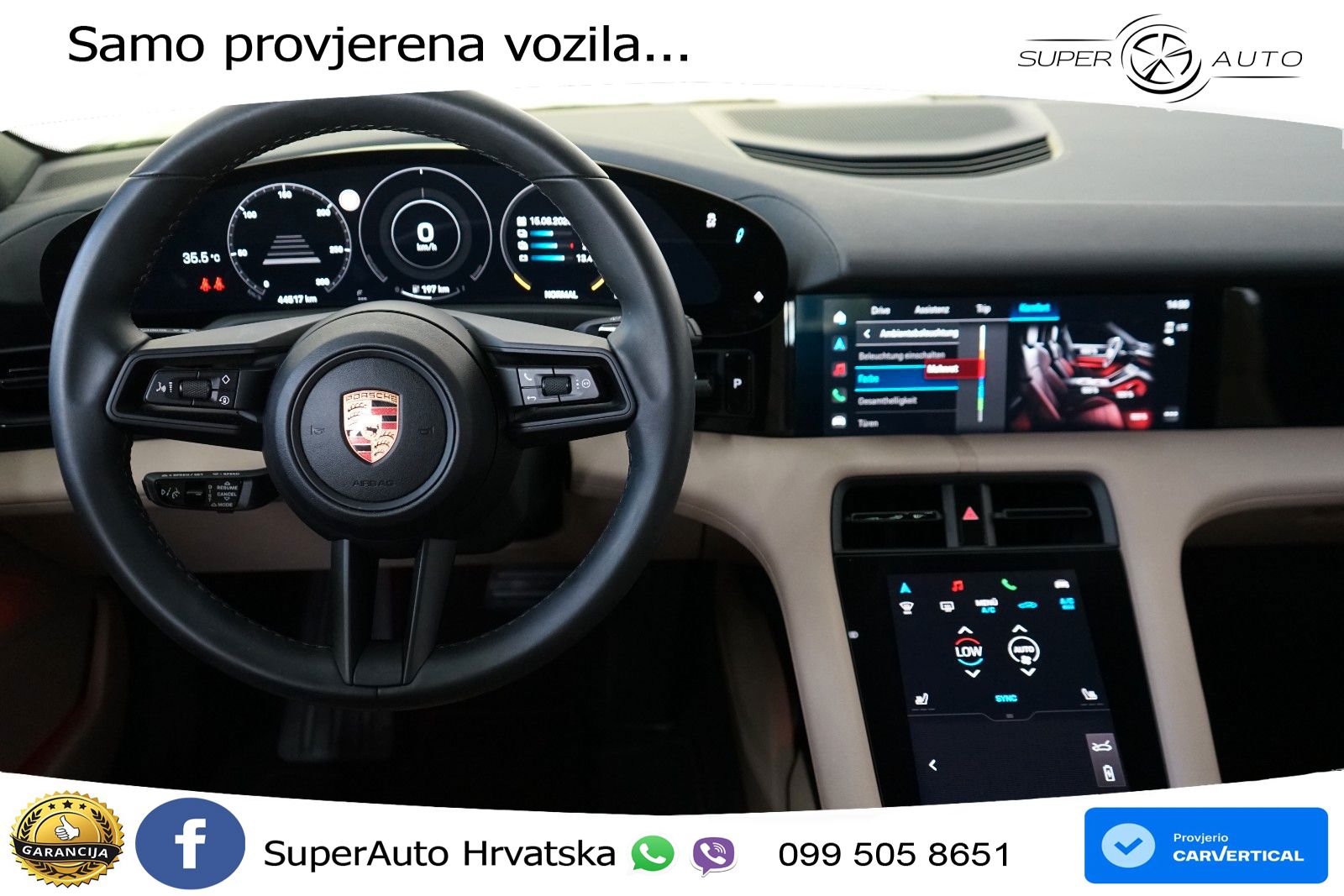 Porsche Taycan Sport Turismo Performance Plus 93.4 kWh (476 KS)