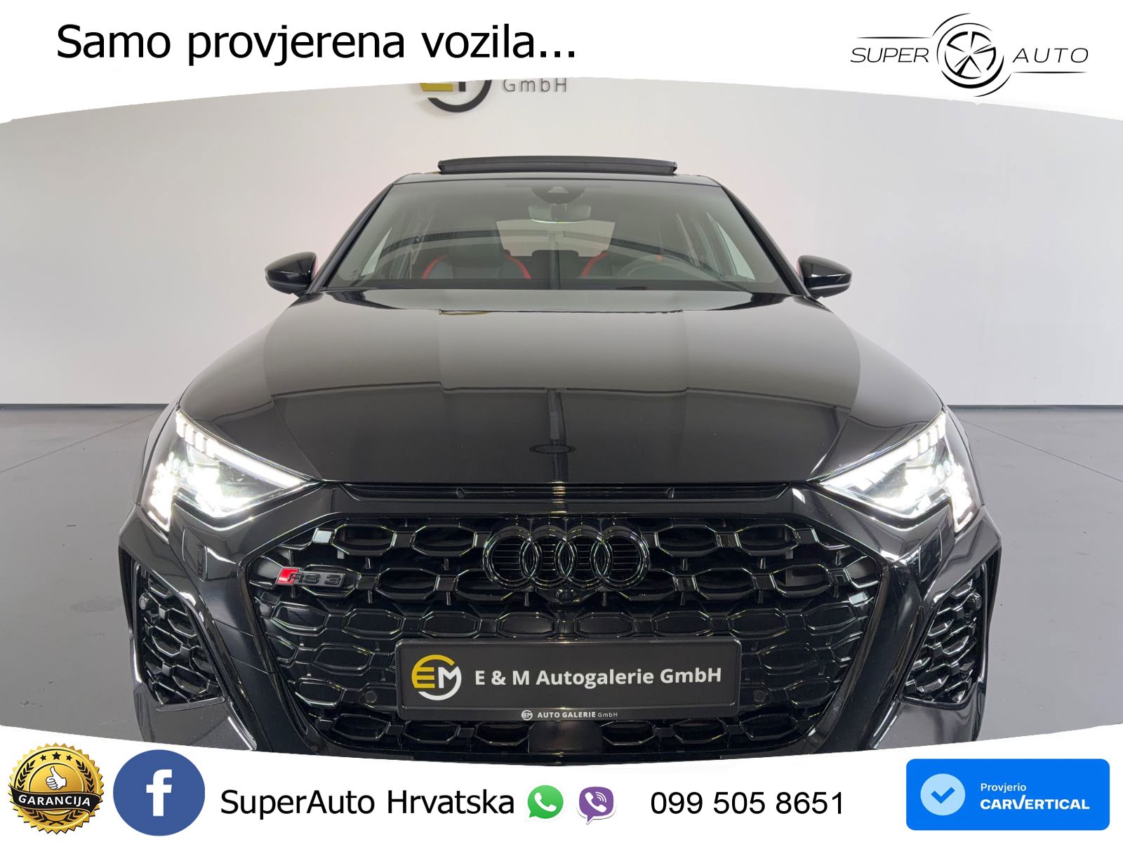 Audi RS3 Sedan 2.5 TFSI (400 KS) quattro S tronic LED+GR SJED+ACC
