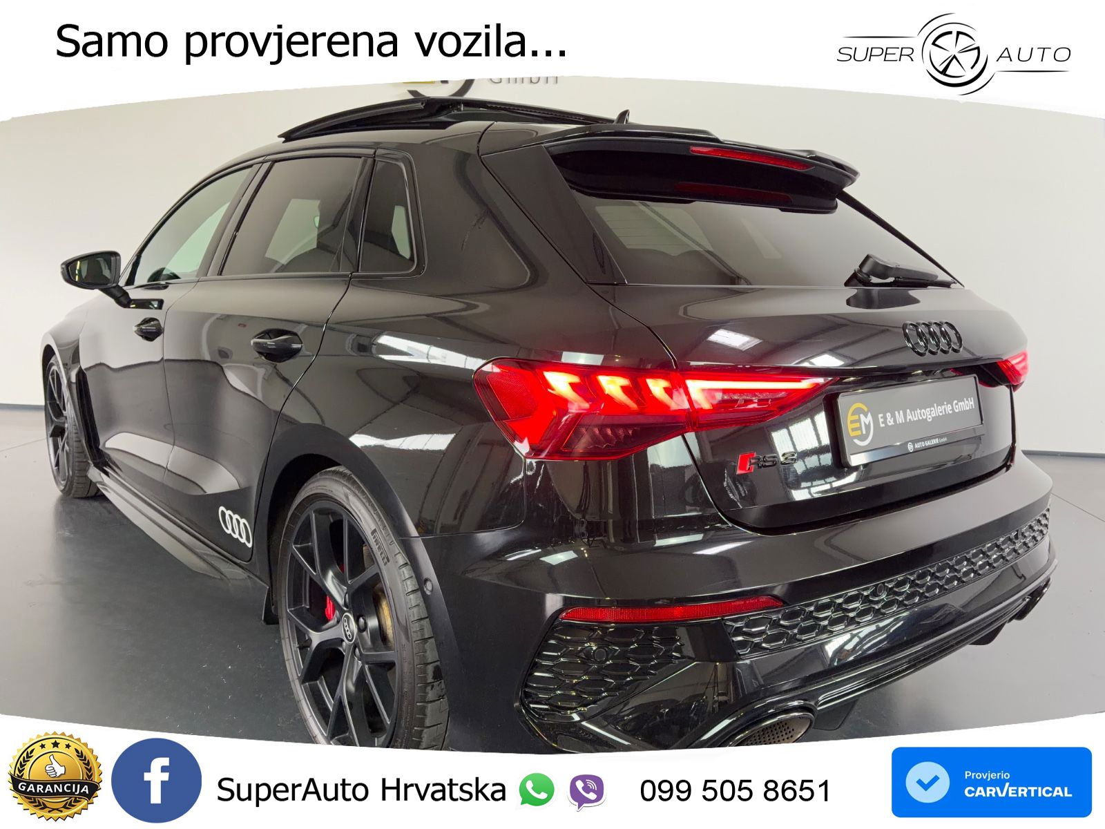 Audi RS3 Sedan 2.5 TFSI (400 KS) quattro S tronic LED+GR SJED+ACC