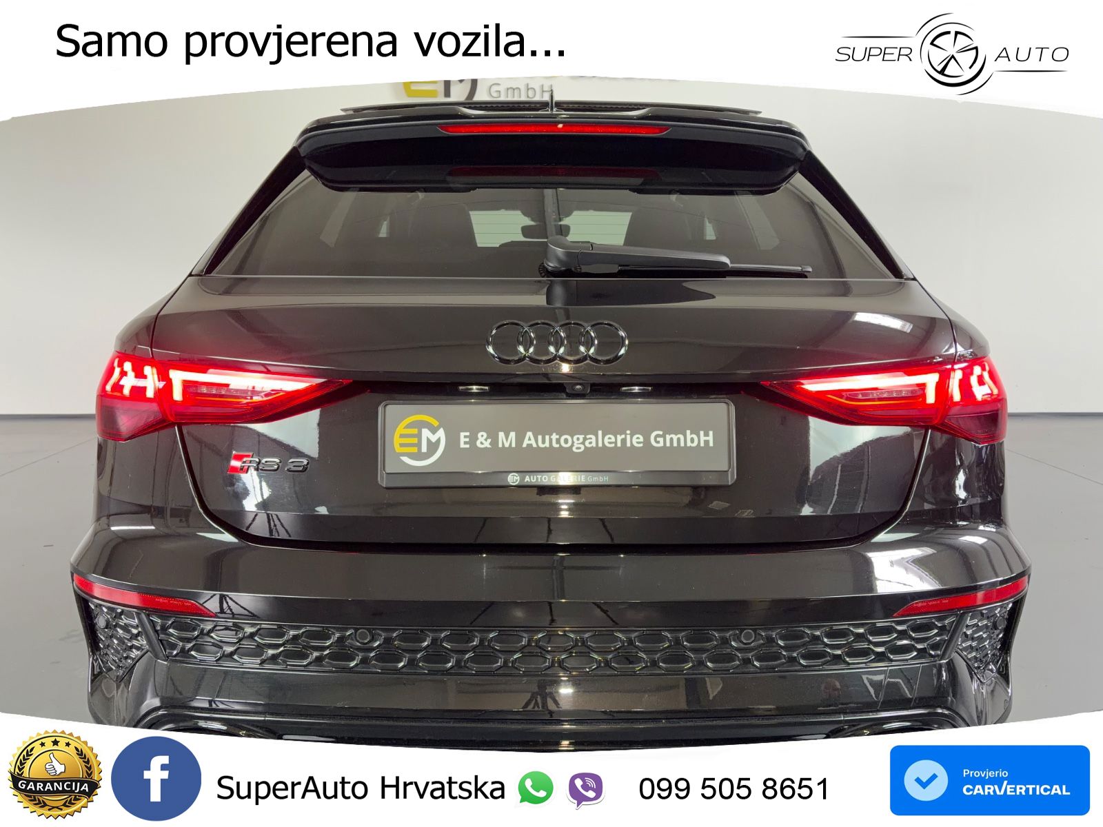 Audi RS3 Sedan 2.5 TFSI (400 KS) quattro S tronic LED+GR SJED+ACC