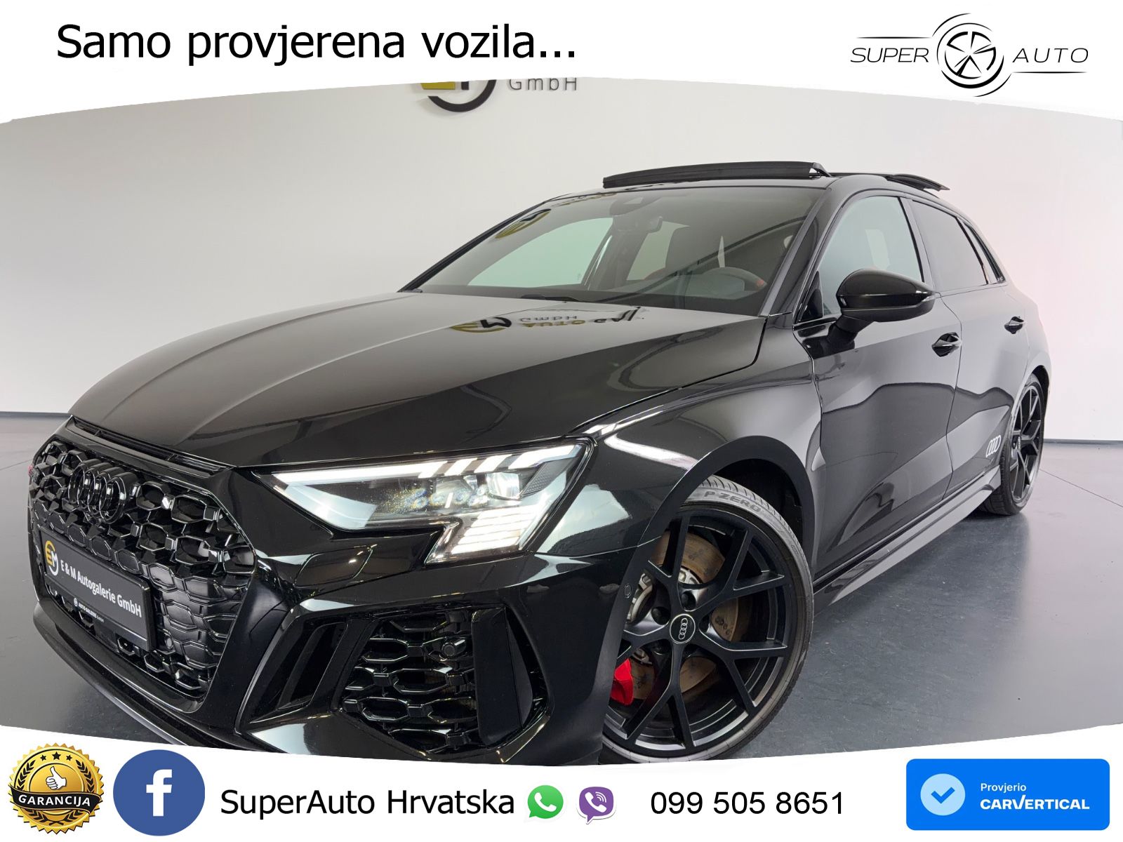 Audi RS3 Sedan 2.5 TFSI (400 KS) quattro S tronic LED+GR SJED+ACC