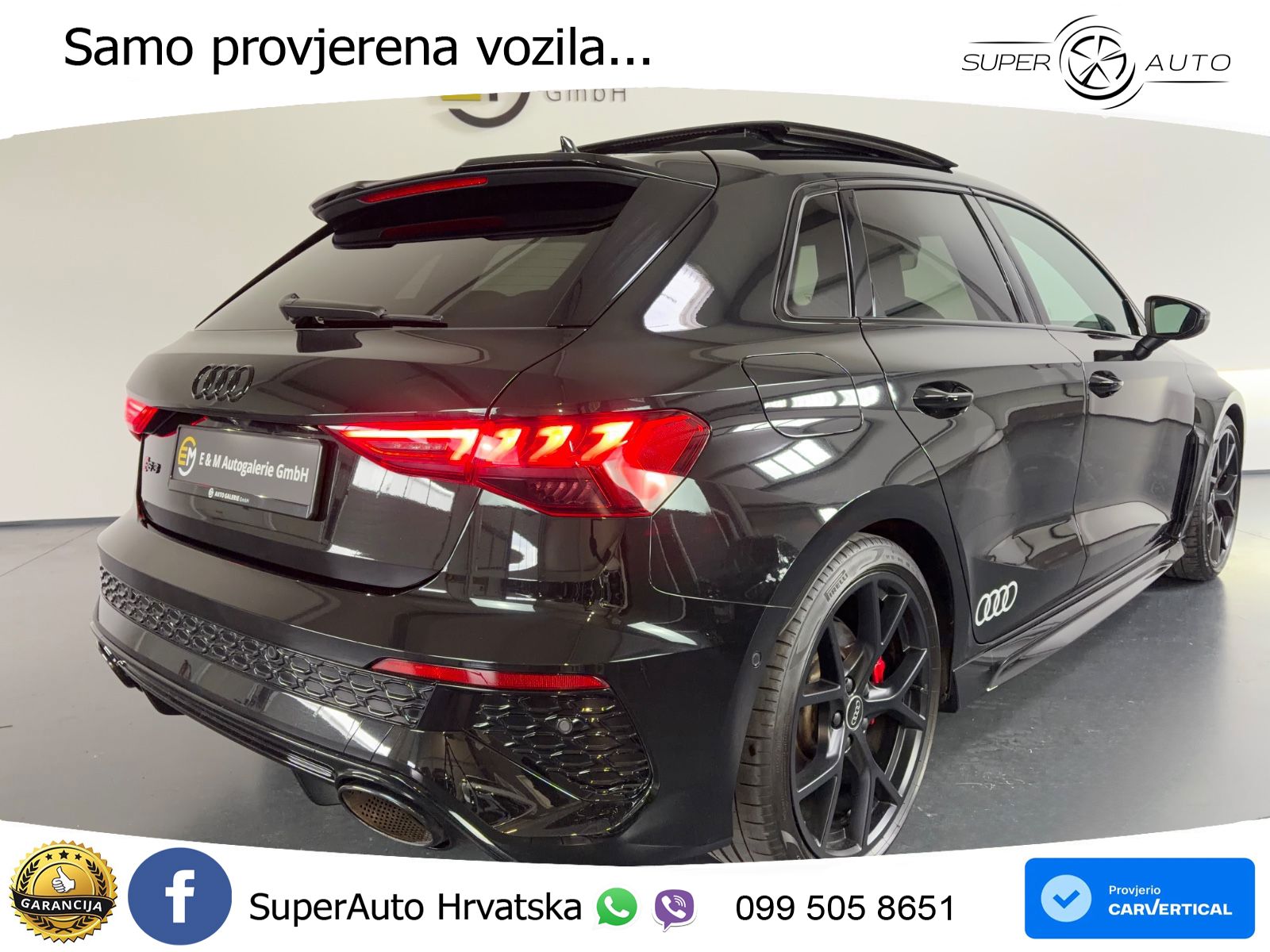 Audi RS3 Sedan 2.5 TFSI (400 KS) quattro S tronic LED+GR SJED+ACC