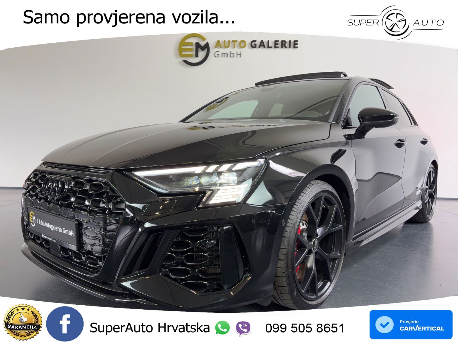 Audi RS3 Sedan 2.5 TFSI (400 KS) quattro S tronic LED+GR SJED+ACC
