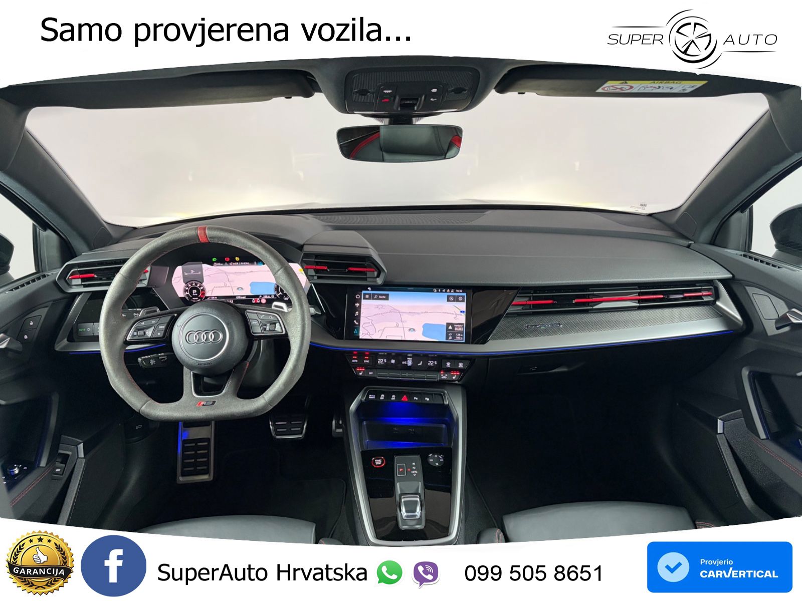 Audi RS3 Sedan 2.5 TFSI (400 KS) quattro S tronic LED+GR SJED+ACC