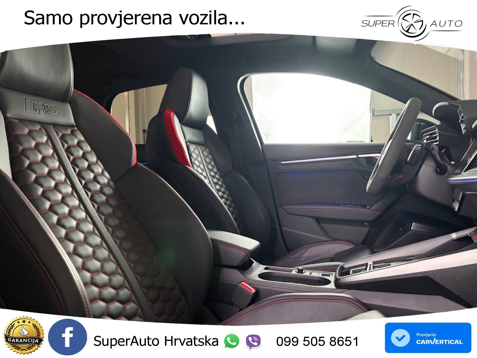 Audi RS3 Sedan 2.5 TFSI (400 KS) quattro S tronic LED+GR SJED+ACC