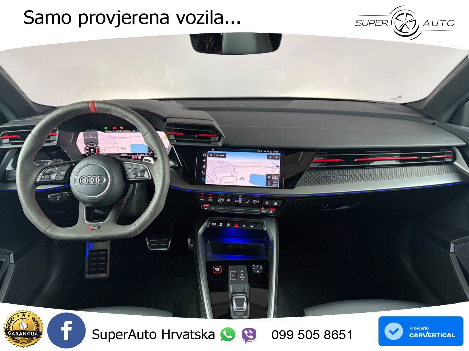 Audi RS3 Sedan 2.5 TFSI (400 KS) quattro S tronic LED+GR SJED+ACC