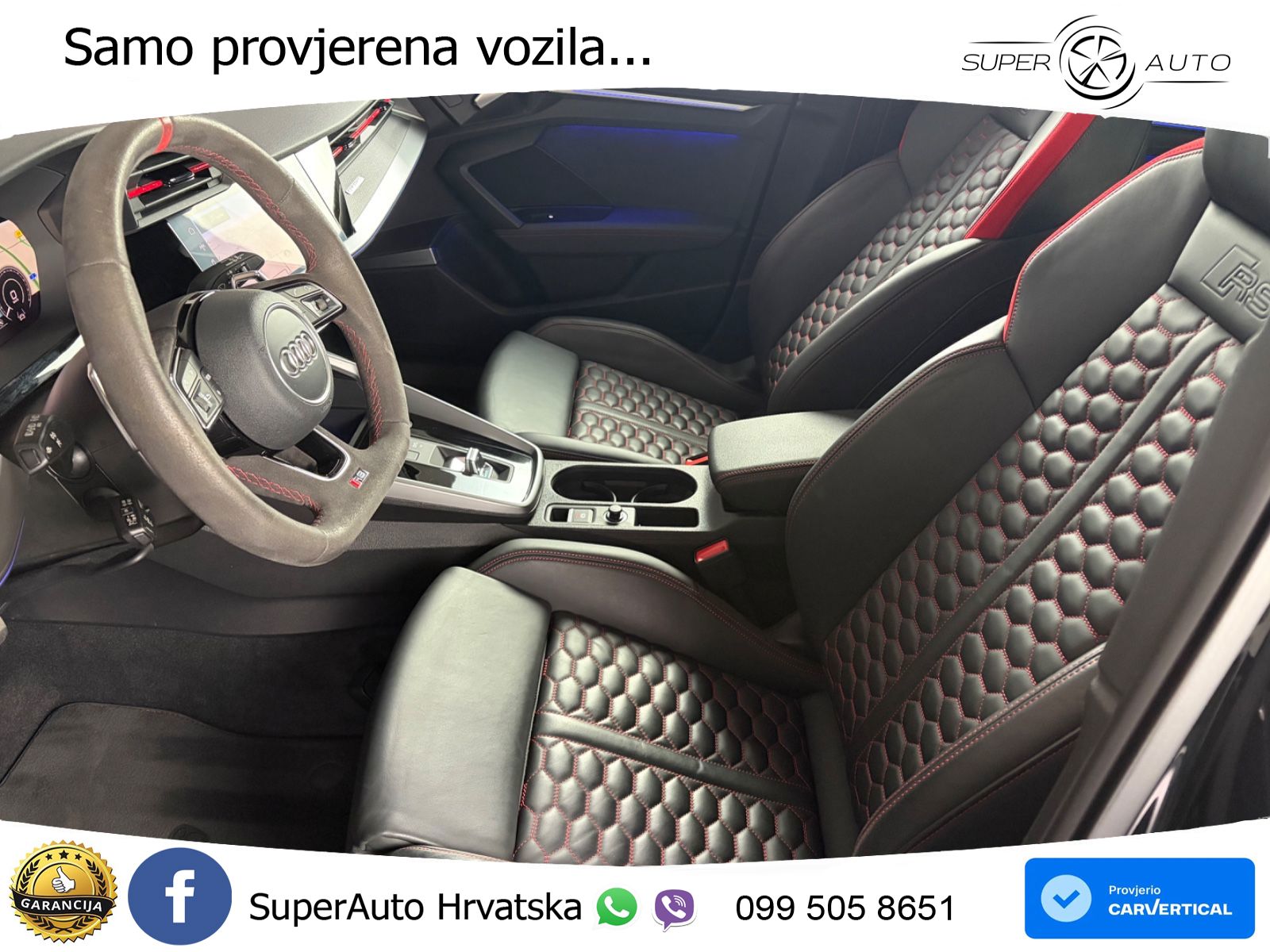 Audi RS3 Sedan 2.5 TFSI (400 KS) quattro S tronic LED+GR SJED+ACC