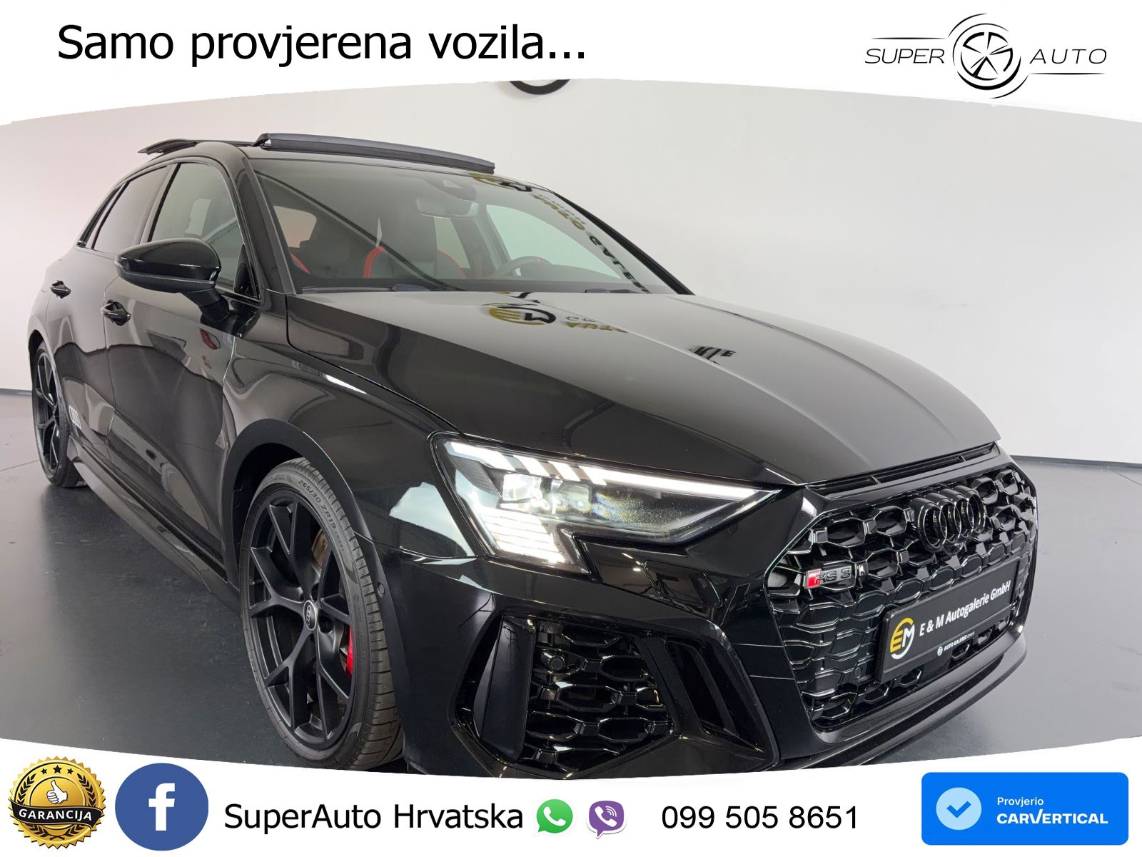 Audi RS3 Sedan 2.5 TFSI (400 KS) quattro S tronic LED+GR SJED+ACC