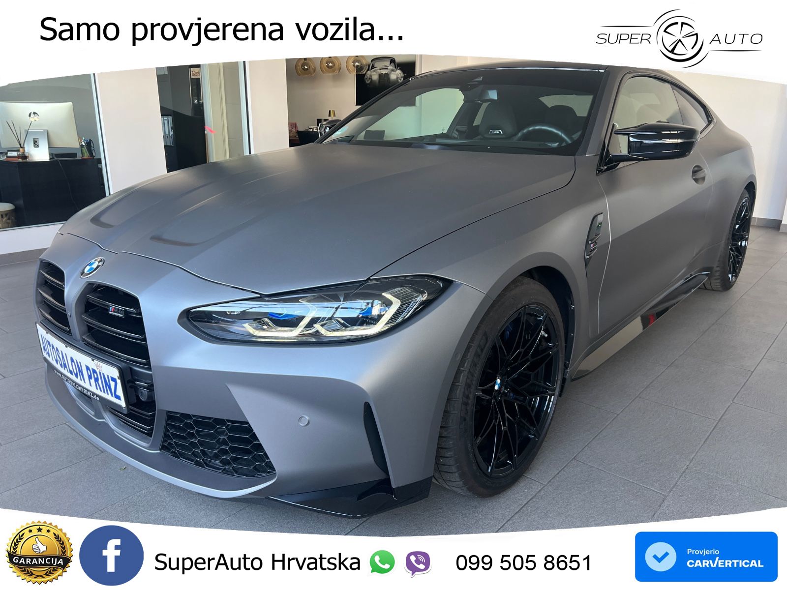BMW M4 Competition 3.0 (510 KS) xDrive Steptronic LED+GR SJED+ACC