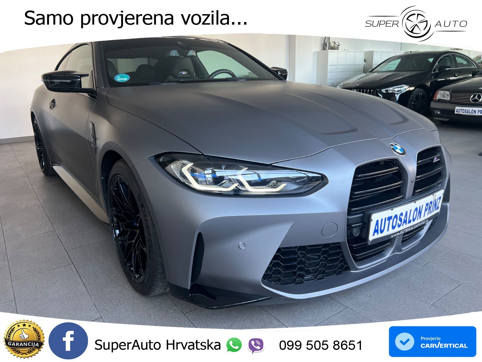 BMW M4 Competition 3.0 (510 KS) xDrive Steptronic LED+GR SJED+ACC