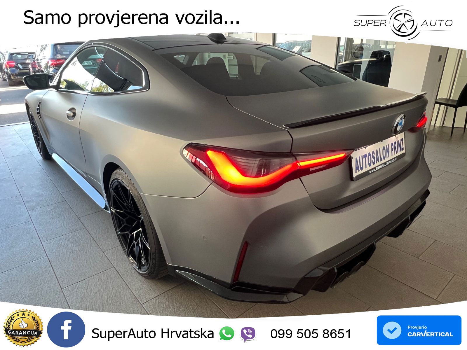 BMW M4 Competition 3.0 (510 KS) xDrive Steptronic LED+GR SJED+ACC
