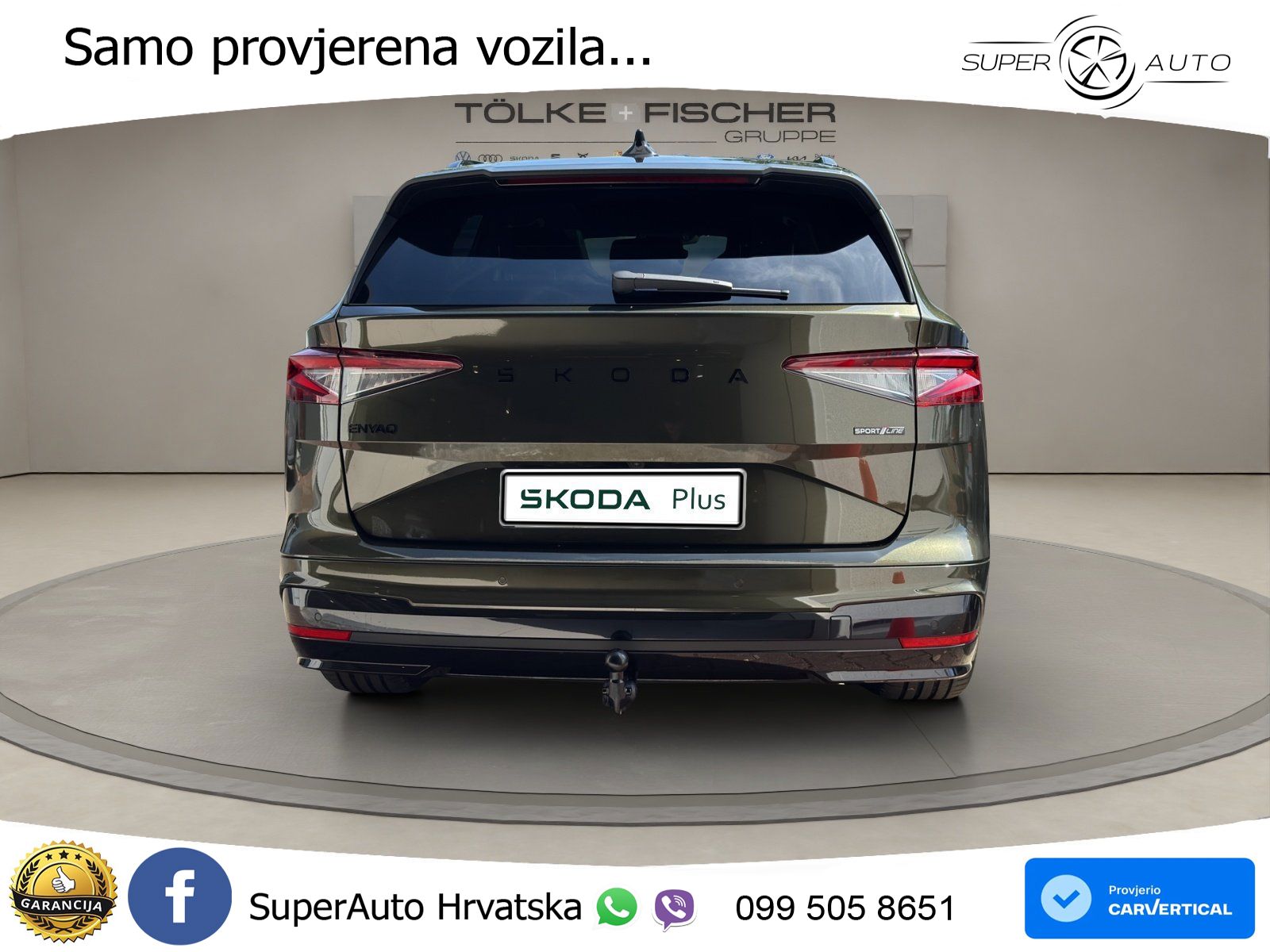Škoda Enyaq 85 82 kWh (286 KS) SportLine LED+GR SJED+ACC