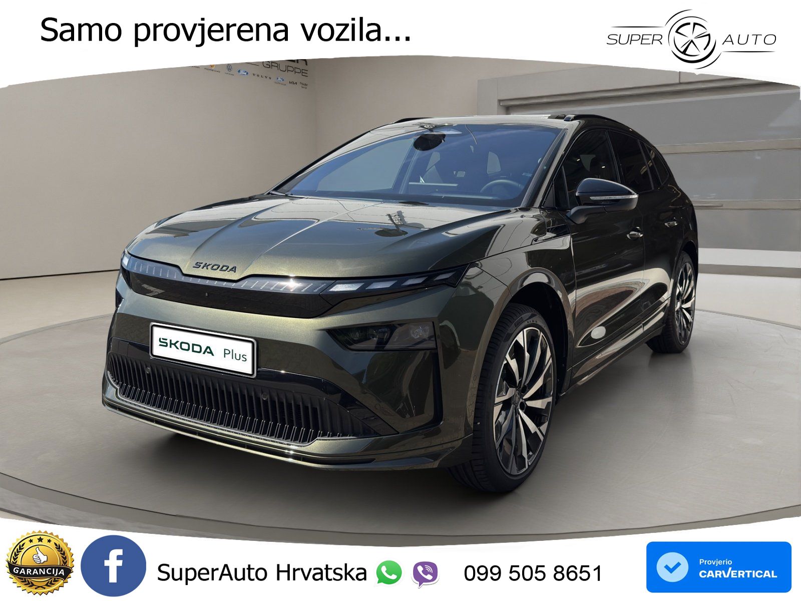 Škoda Enyaq 85 82 kWh (286 KS) SportLine LED+GR SJED+ACC