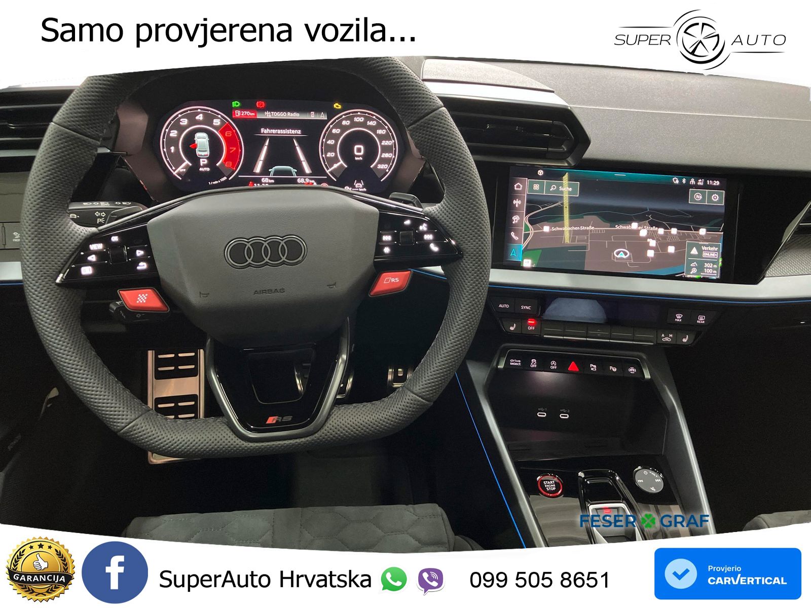Audi RS3 Sedan 2.5 TFSI (400 KS) quattro S tronic LED+ACC