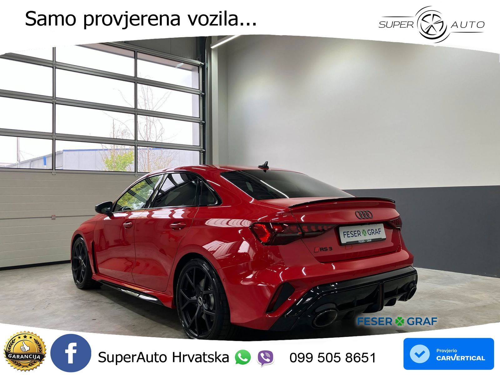 Audi RS3 Sedan 2.5 TFSI (400 KS) quattro S tronic LED+ACC