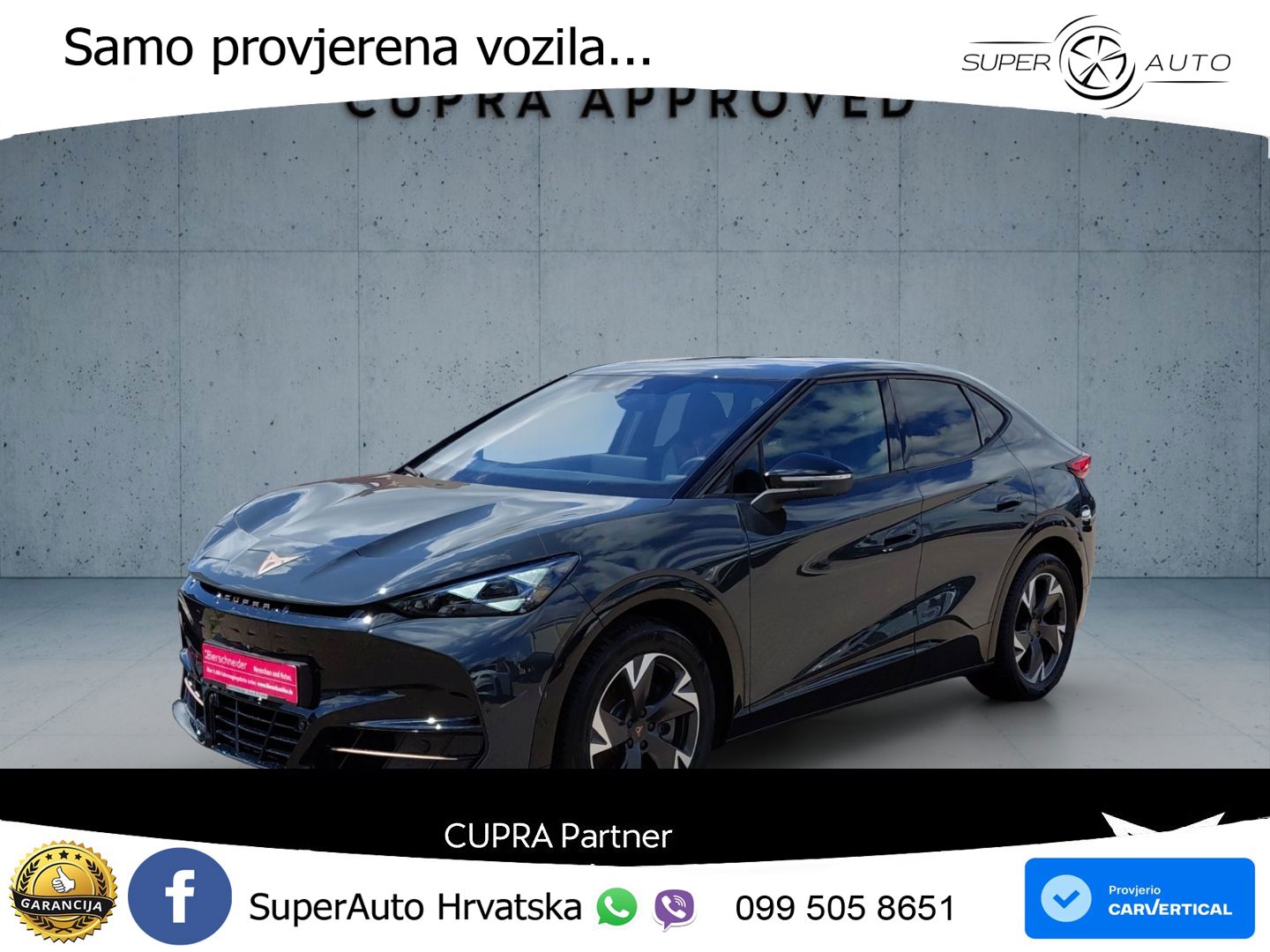 Cupra Tavascan 82 kWh (286 KS) LED+GR SJED+ACC
