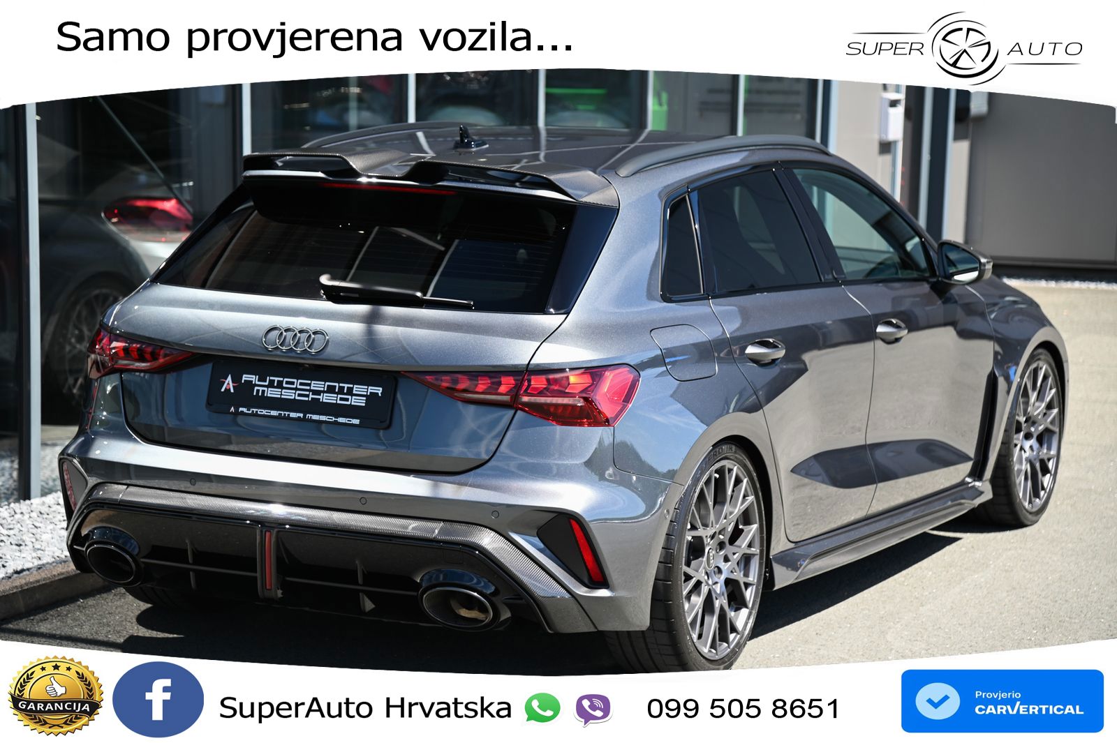 Audi RS3 Sportback 2.5 TFSI (400 KS) quattro S tronic LED+GR SJED+ACC