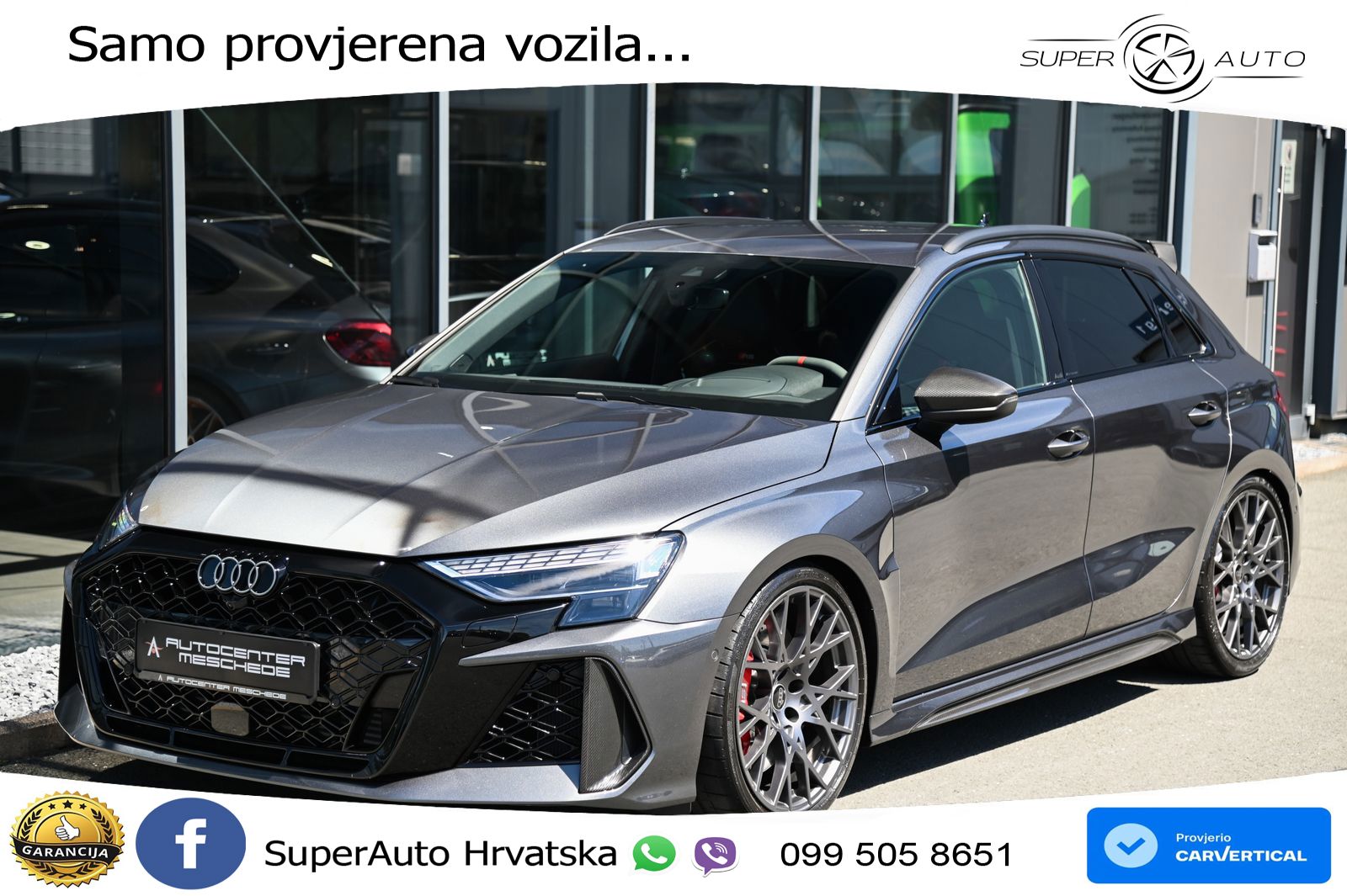 Audi RS3 Sportback 2.5 TFSI (400 KS) quattro S tronic LED+GR SJED+ACC
