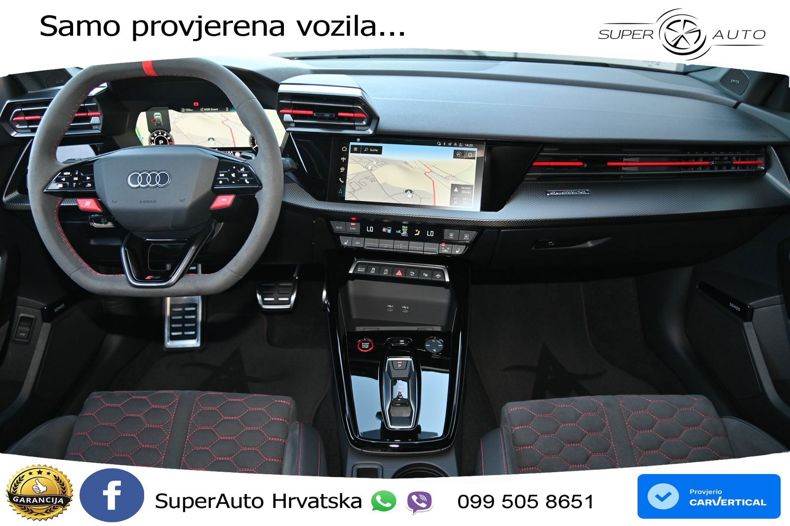 Audi RS3 Sportback 2.5 TFSI (400 KS) quattro S tronic LED+GR SJED+ACC