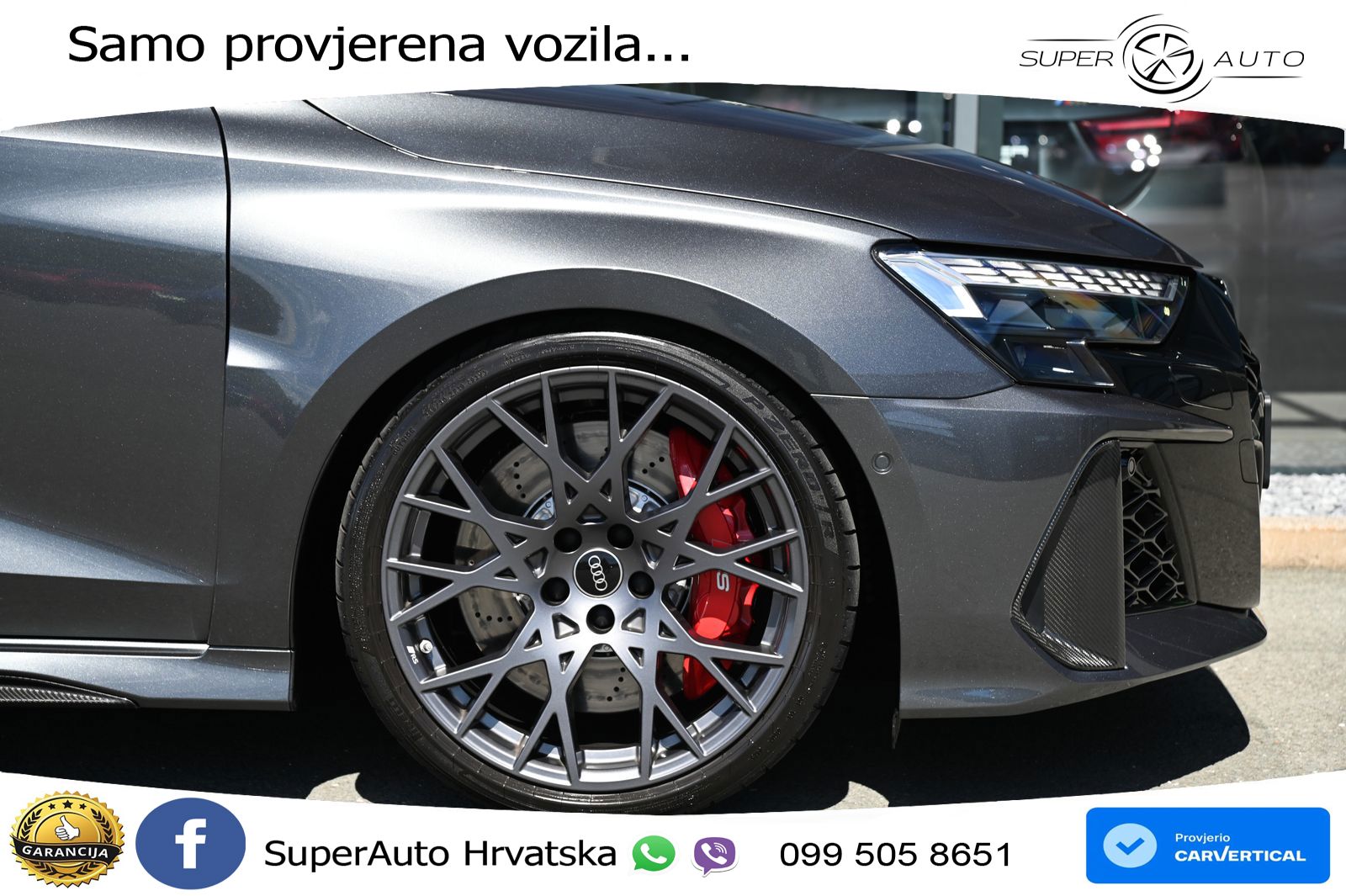 Audi RS3 Sportback 2.5 TFSI (400 KS) quattro S tronic LED+GR SJED+ACC