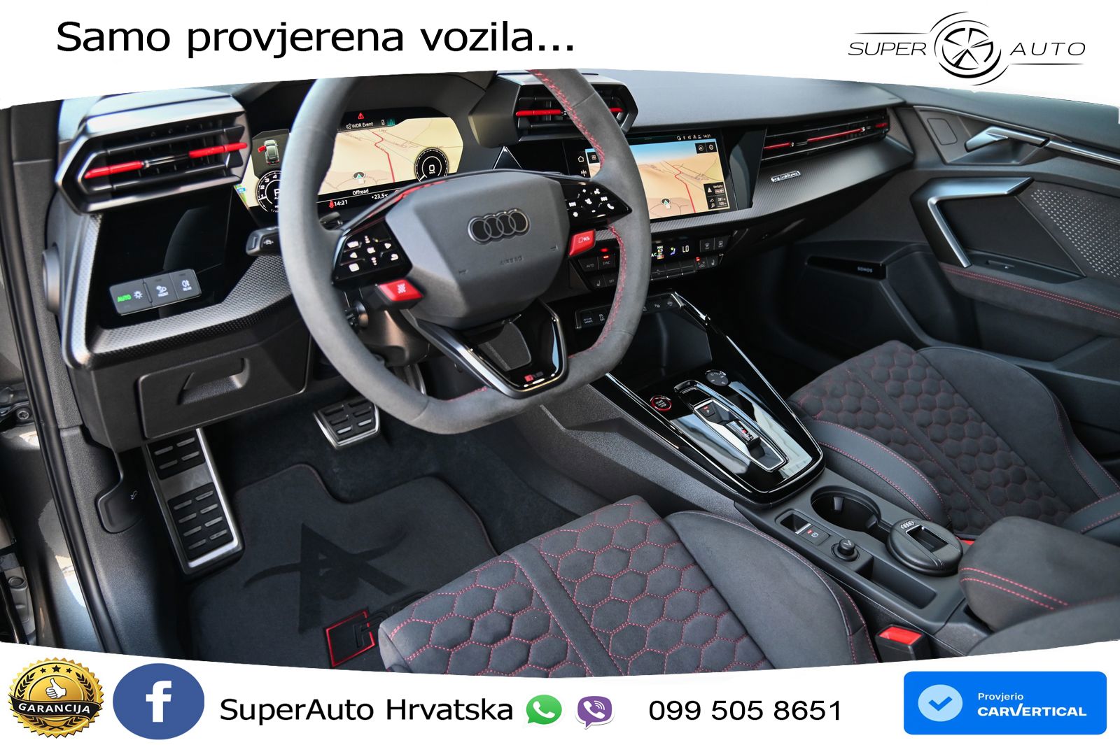 Audi RS3 Sportback 2.5 TFSI (400 KS) quattro S tronic LED+GR SJED+ACC
