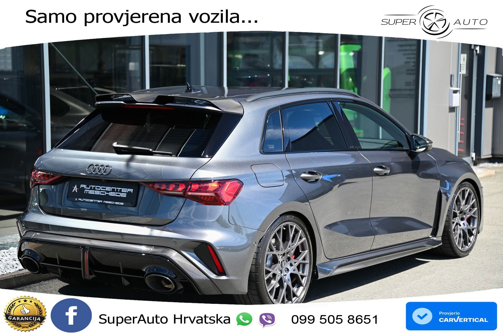 Audi RS3 Sportback 2.5 TFSI (400 KS) quattro S tronic LED+GR SJED+ACC