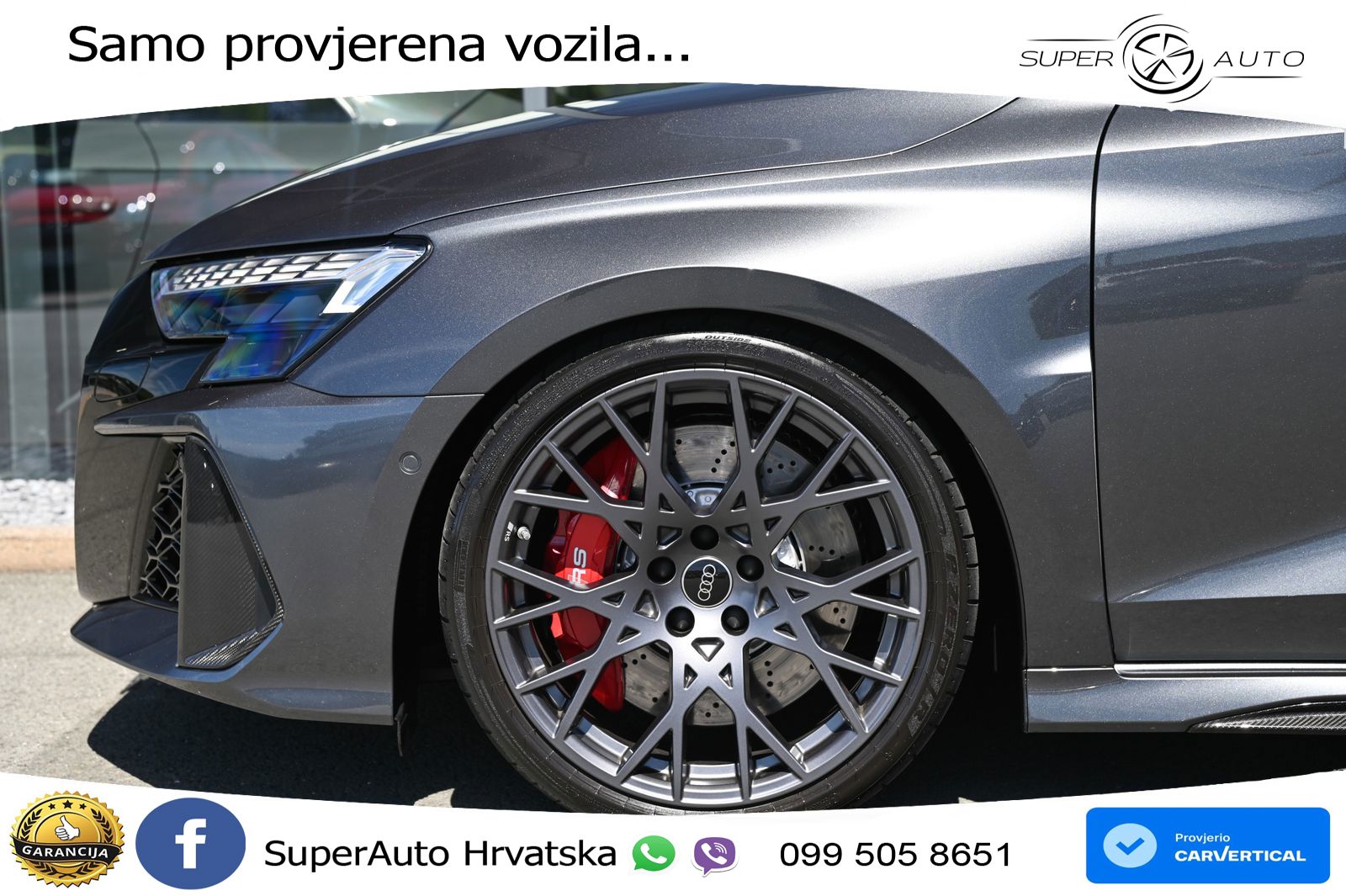 Audi RS3 Sportback 2.5 TFSI (400 KS) quattro S tronic LED+GR SJED+ACC