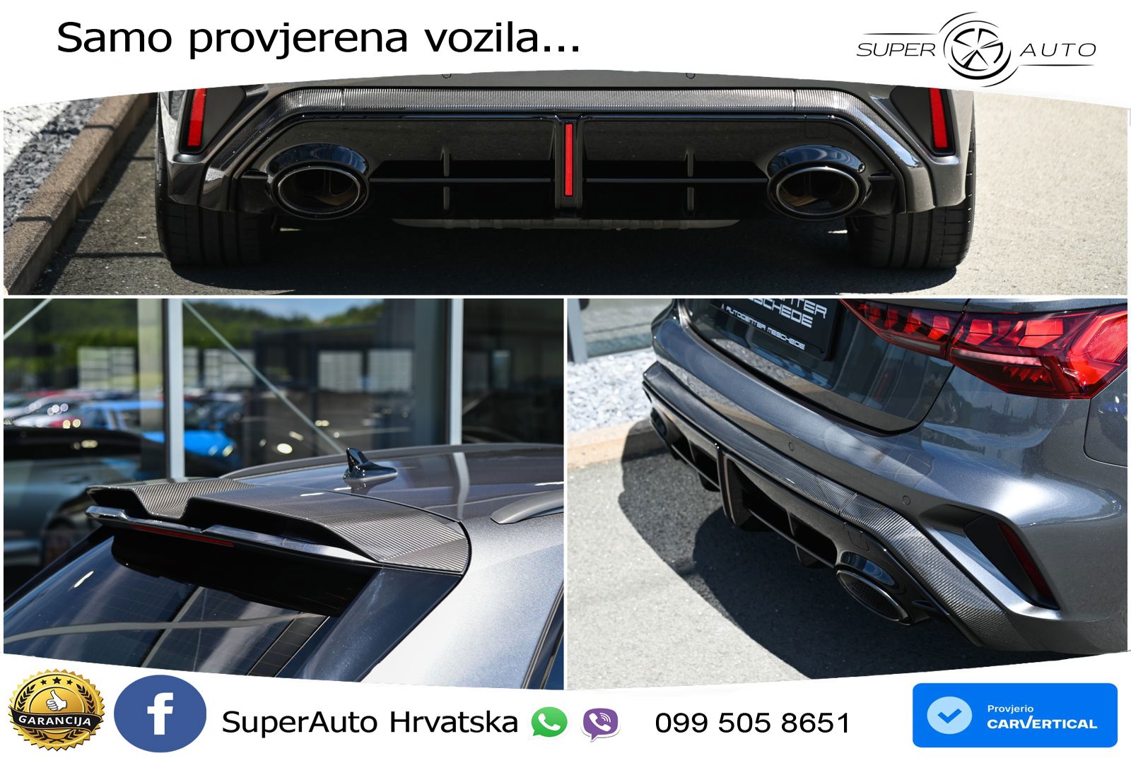 Audi RS3 Sportback 2.5 TFSI (400 KS) quattro S tronic LED+GR SJED+ACC