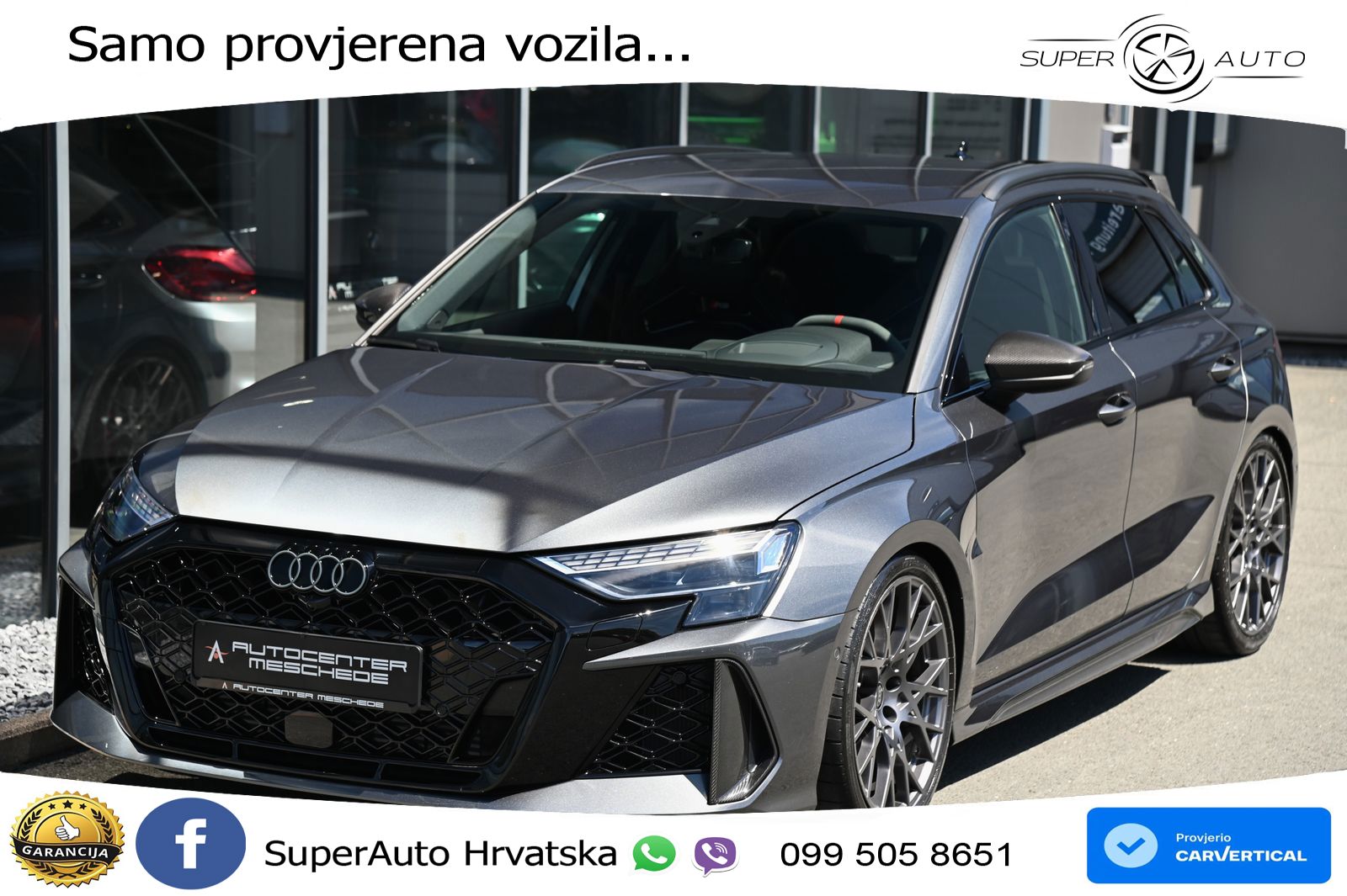 Audi RS3 Sportback 2.5 TFSI (400 KS) quattro S tronic LED+GR SJED+ACC