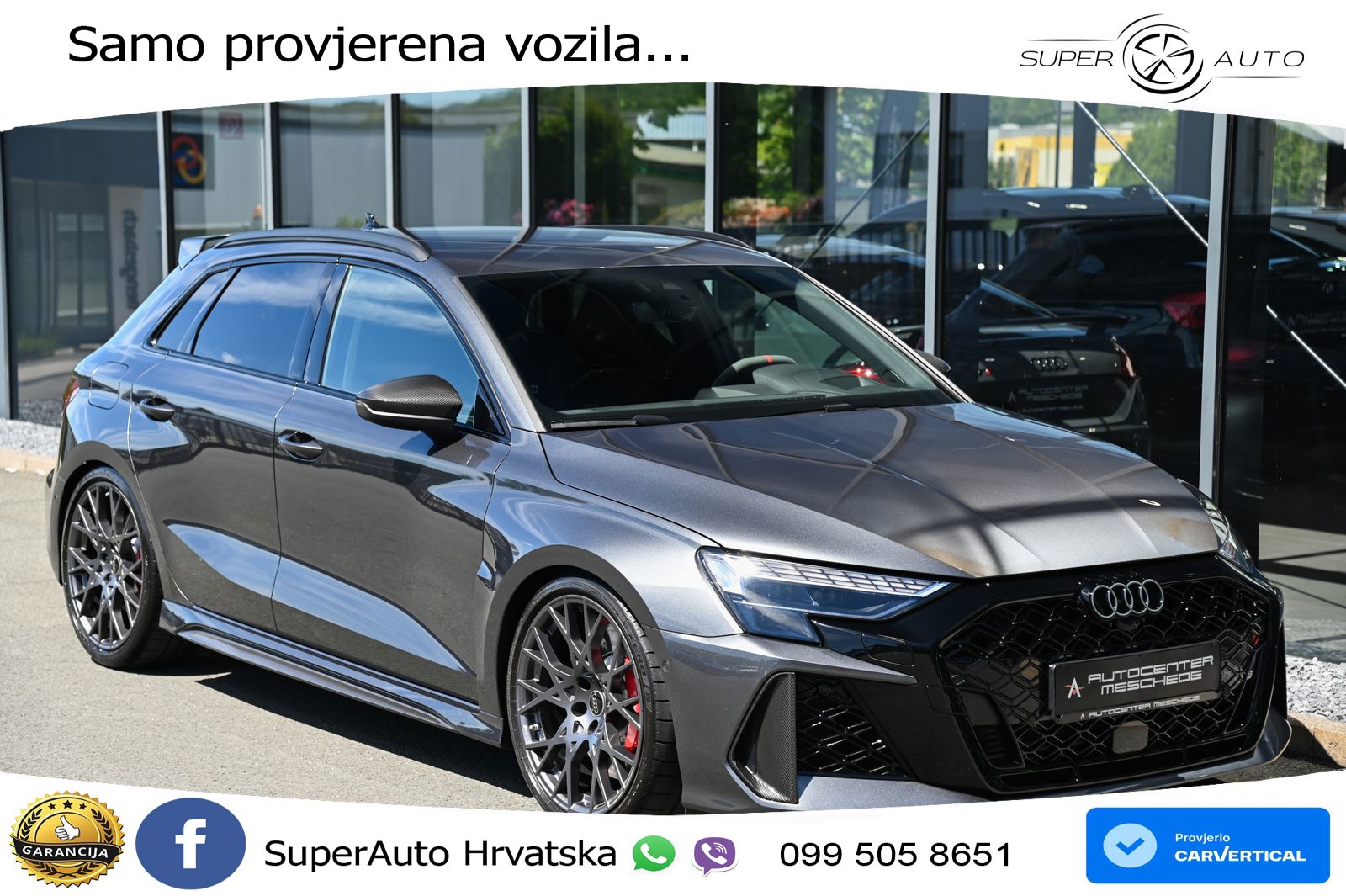 Audi RS3 Sportback 2.5 TFSI (400 KS) quattro S tronic LED+GR SJED+ACC