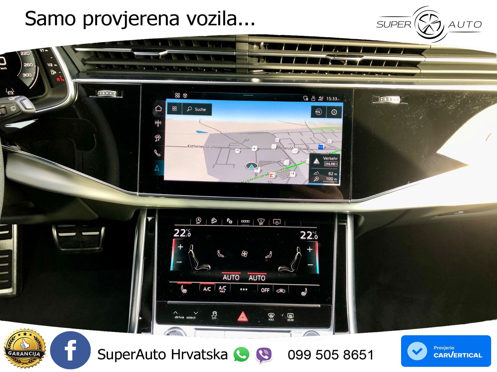 Audi Q8 50 TDI V6 (286 KS) quattro Tiptronic 2x S line LED+GR SJED+ACC