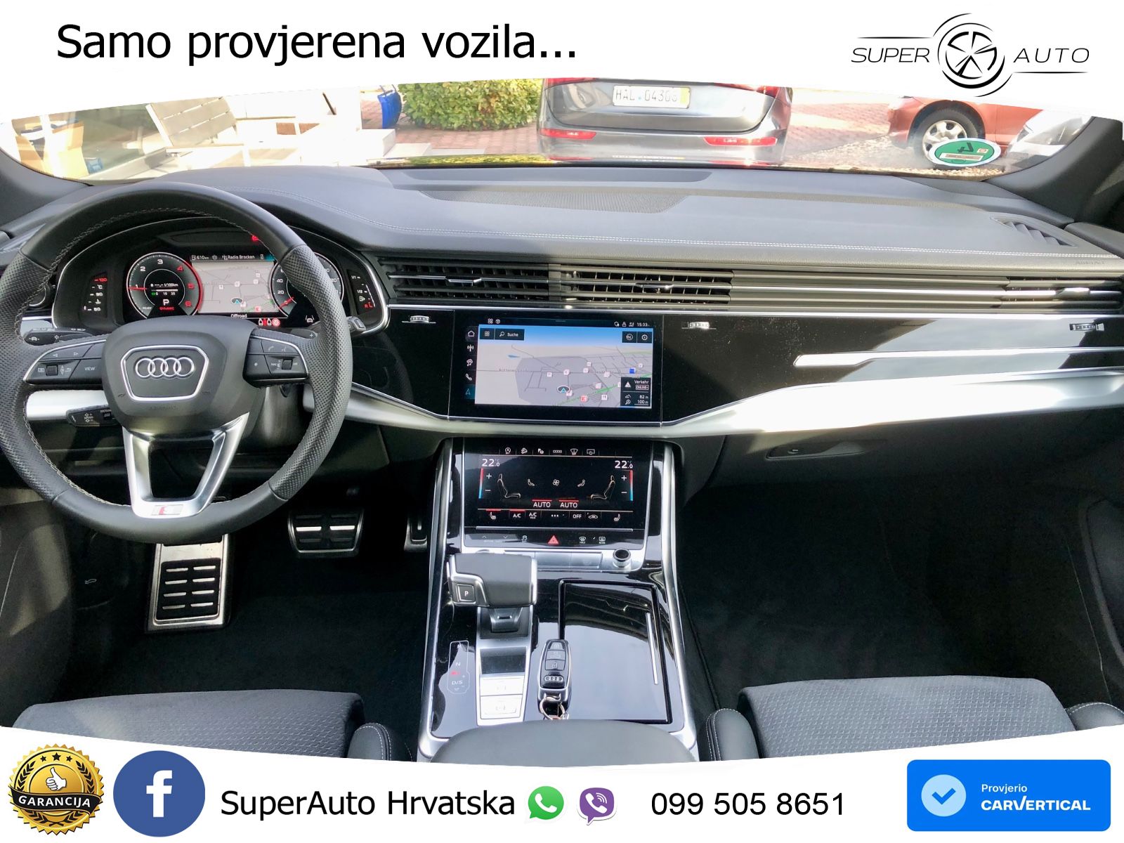 Audi Q8 50 TDI V6 (286 KS) quattro Tiptronic 2x S line LED+GR SJED+ACC