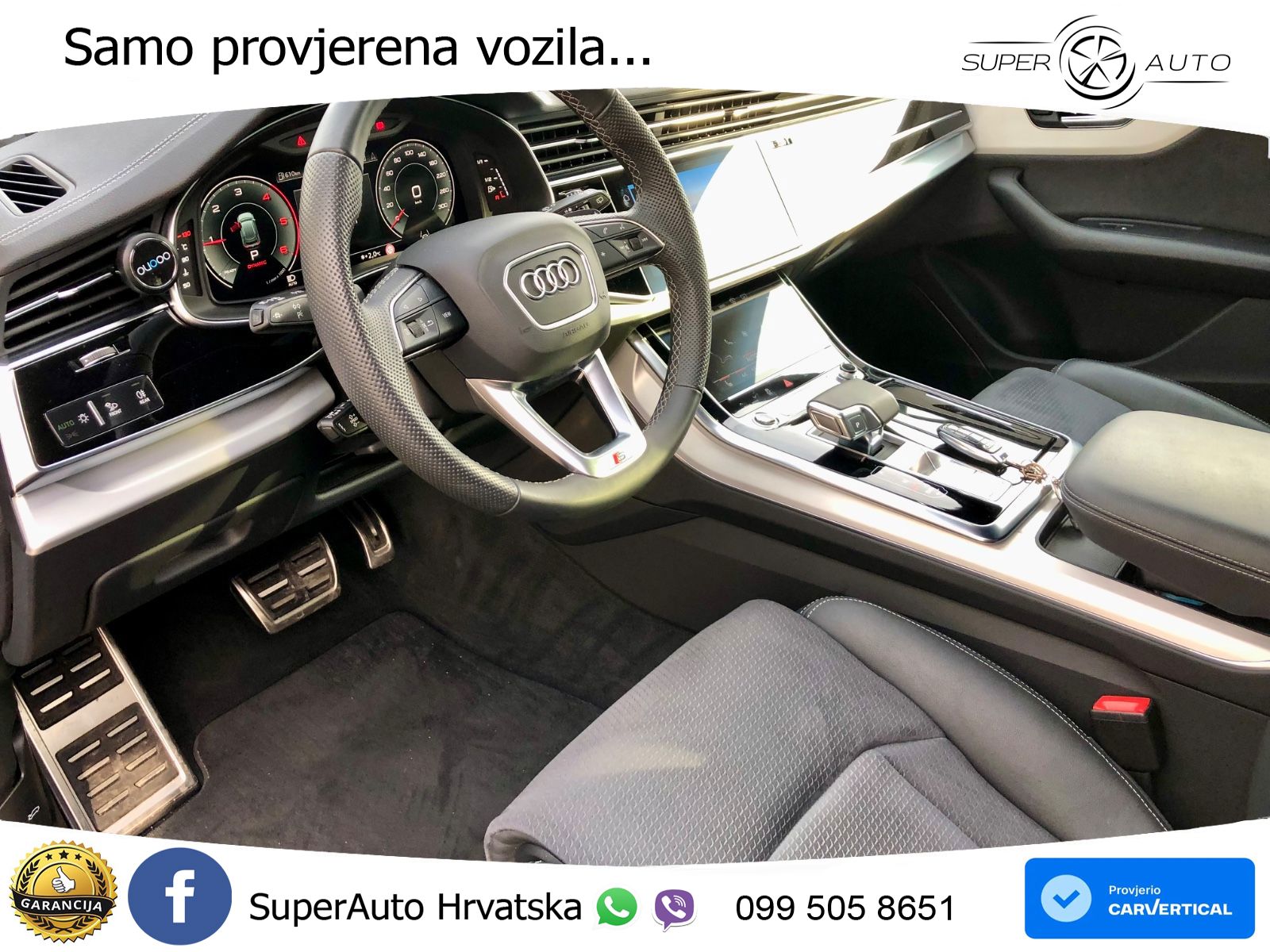 Audi Q8 50 TDI V6 (286 KS) quattro Tiptronic 2x S line LED+GR SJED+ACC