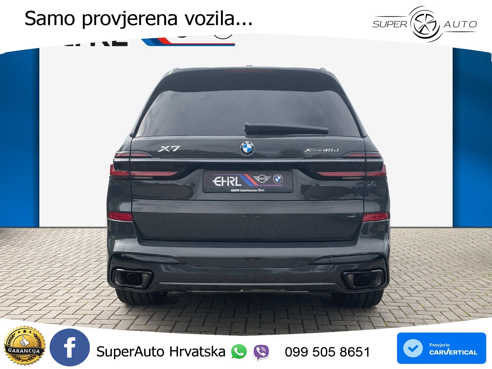 BMW X7 40d (352 KS) xDrive Steptronic LED+GR SJED+ACC