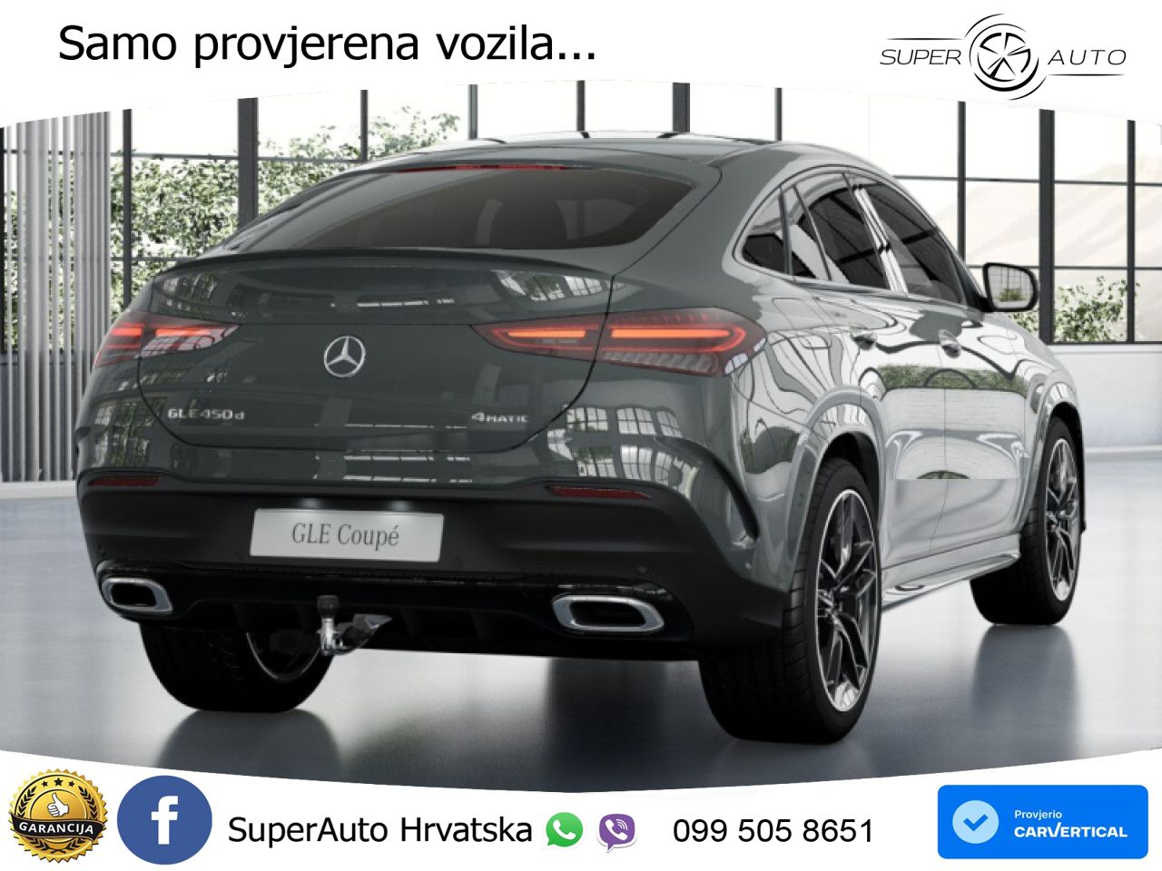 Mercedes GLE Coupe 450d (367 KS) EQ Boost 4MATIC 9G-TRONIC AMG LED+GR SJED+ACC