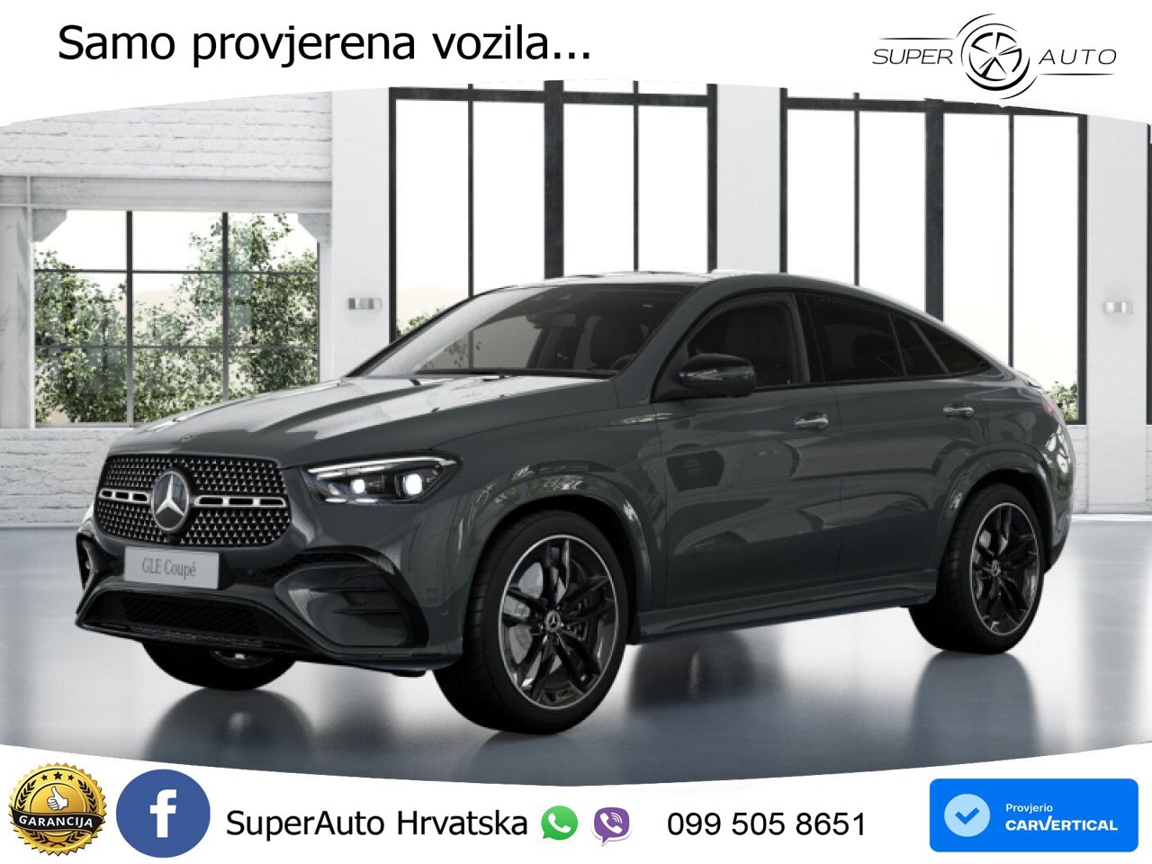 Mercedes GLE Coupe 450d (367 KS) EQ Boost 4MATIC 9G-TRONIC AMG LED+GR SJED+ACC