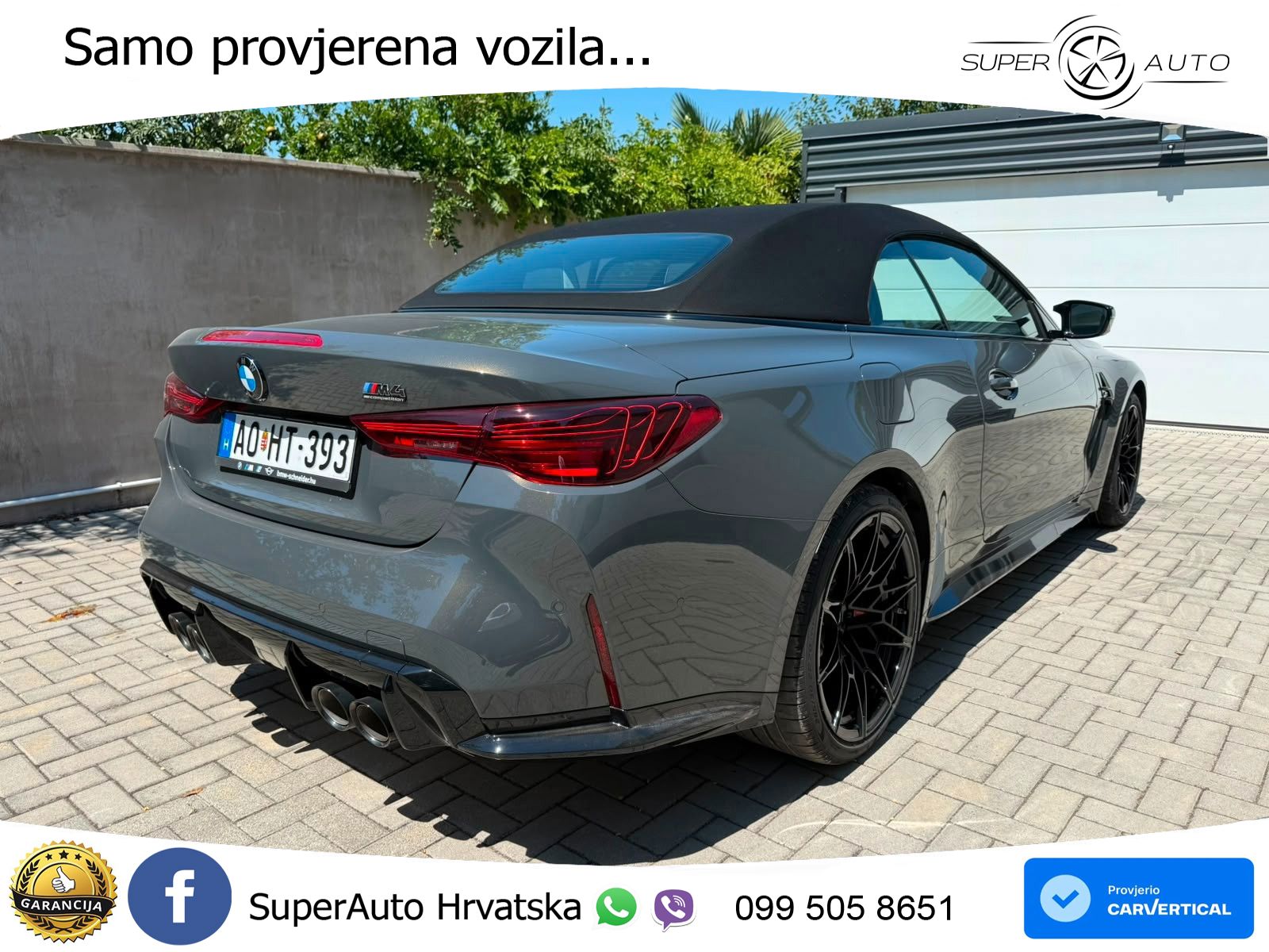 BMW M4 Convertible Competition 3.0 (530 KS) xDrive Steptronic LED+GR SJED+ACC