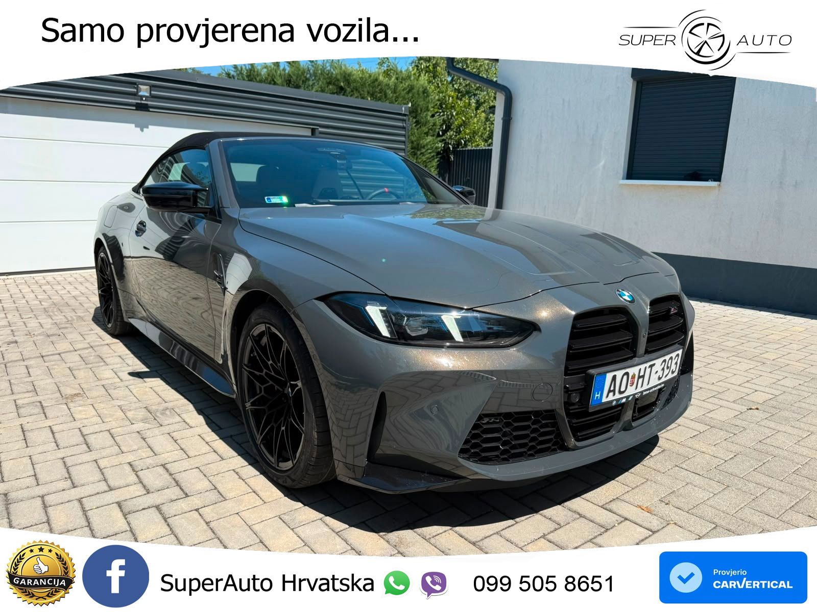 BMW M4 Convertible Competition 3.0 (530 KS) xDrive Steptronic LED+GR SJED+ACC