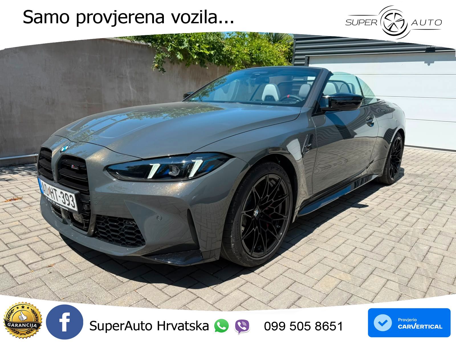 BMW M4 Convertible Competition 3.0 (530 KS) xDrive Steptronic LED+GR SJED+ACC
